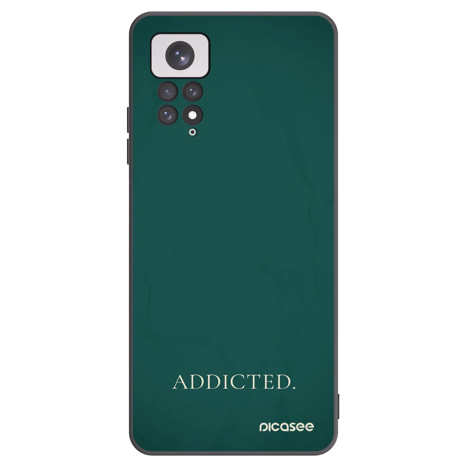 Silikónový čierny obal pre Xiaomi Redmi Note 11 - Addicted