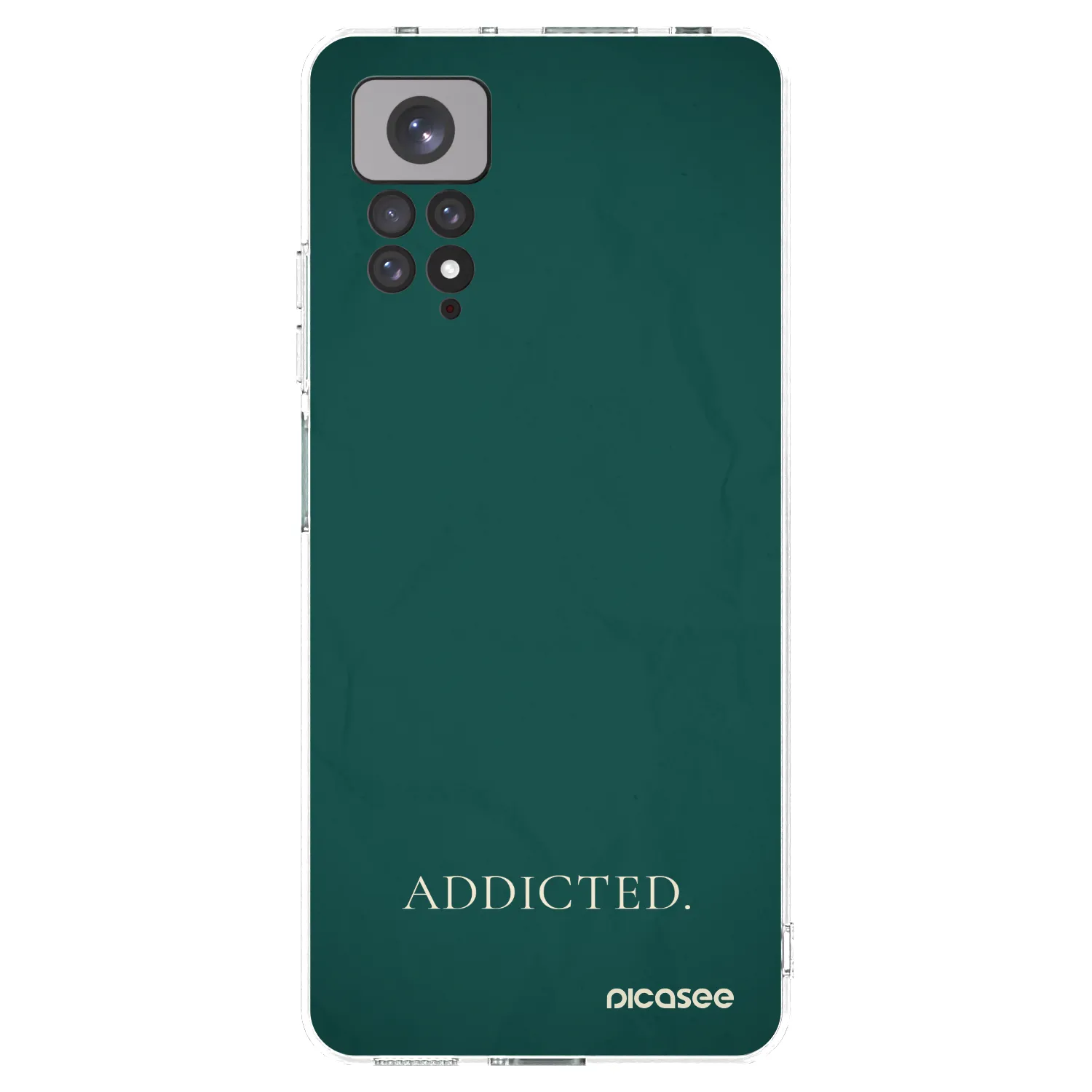 Silikónový prehľadný obal pre Xiaomi Redmi Note 11 - Addicted