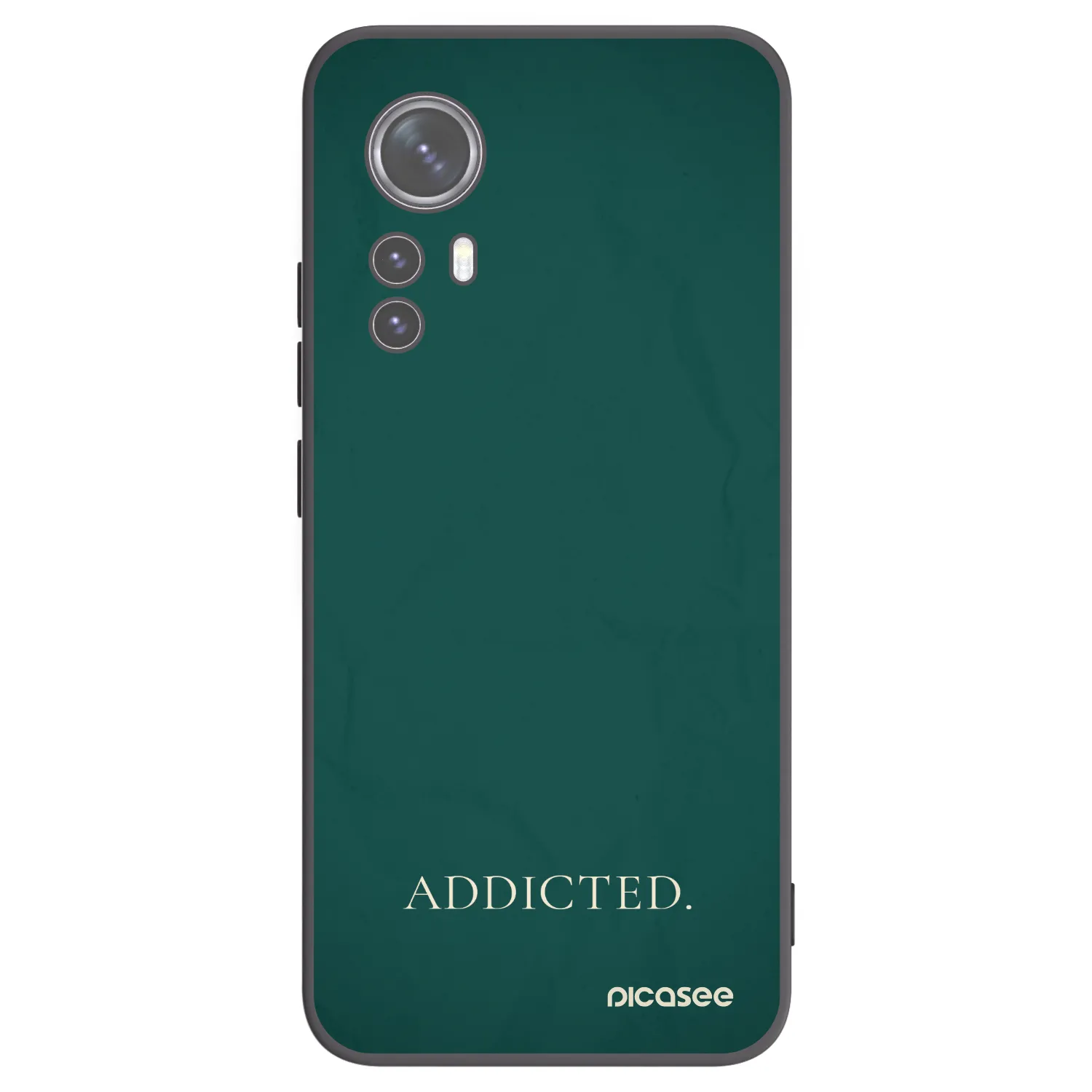 Picasee silikónový čierny obal pre Xiaomi 12 - Addicted
