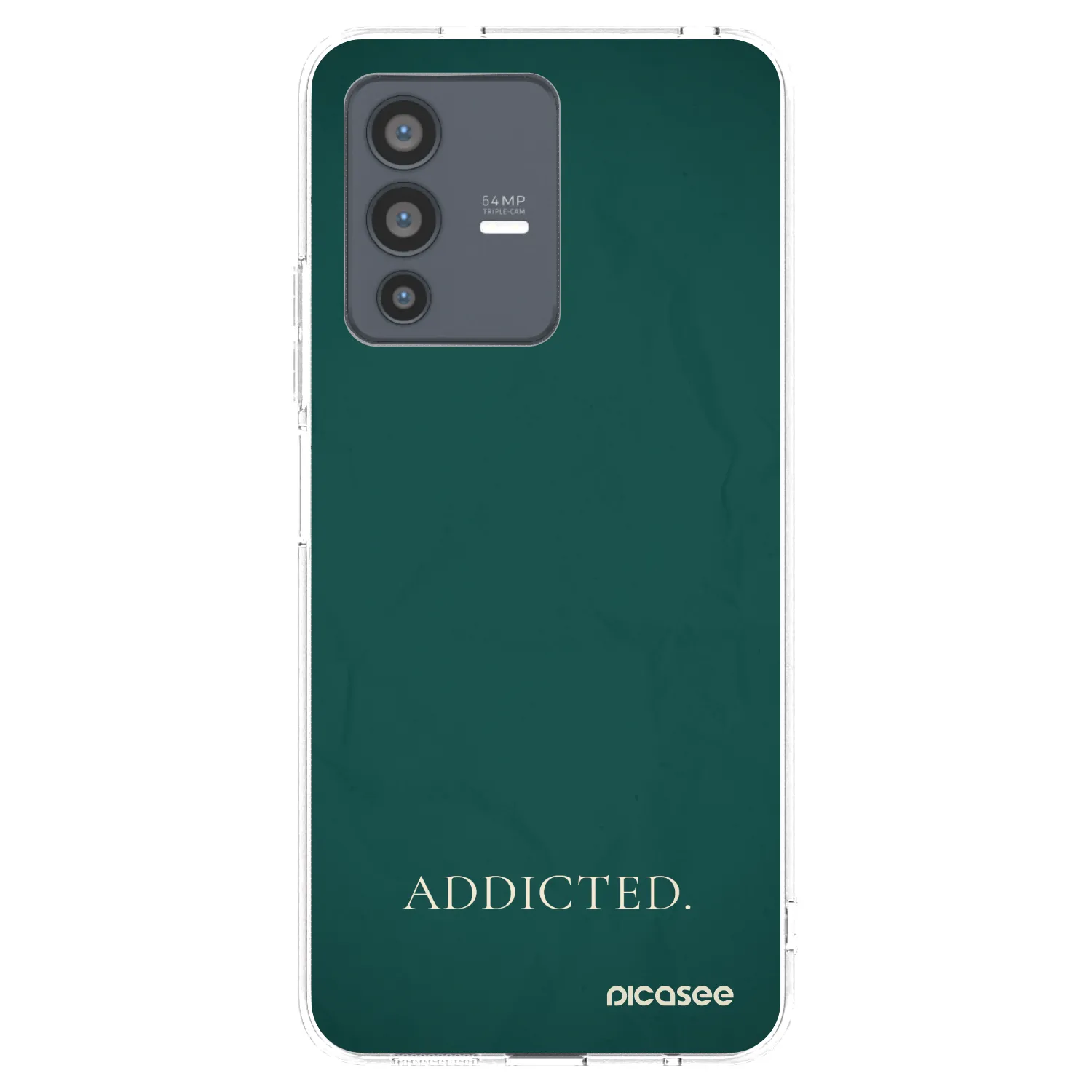Picasee silikónový prehľadný obal pre Vivo V23 5G - Addicted