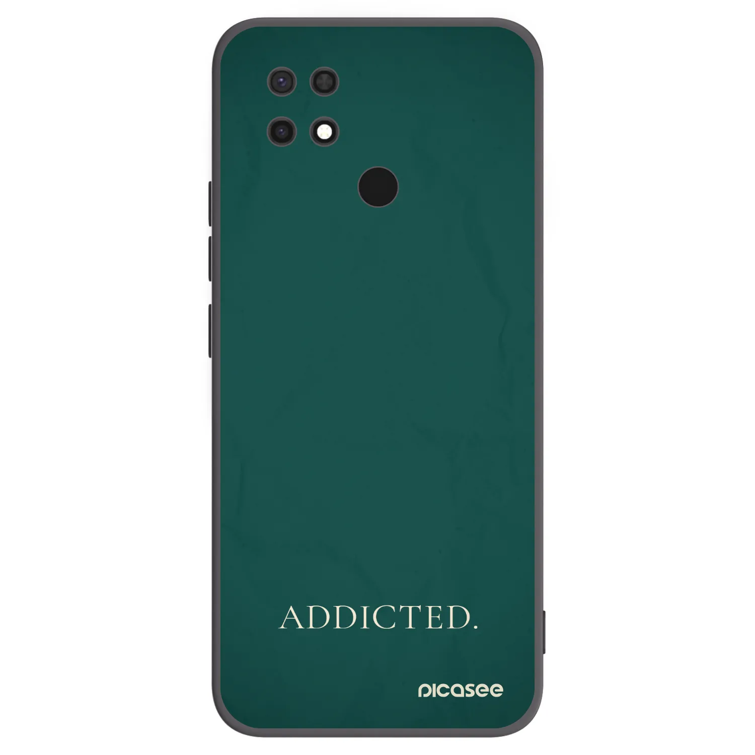 Picasee silikónový čierny obal pre Xiaomi Redmi 10C - Addicted