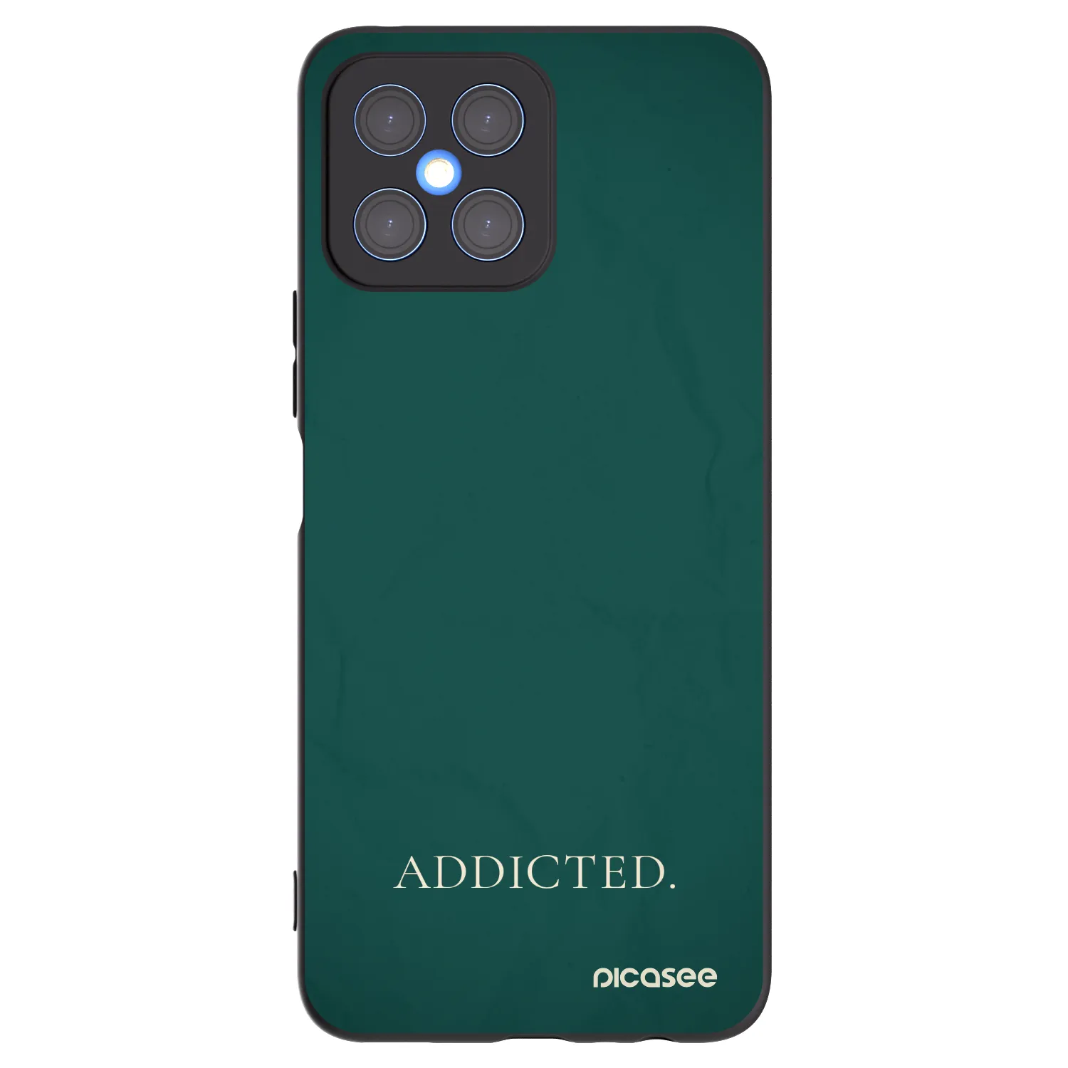 Picasee silikónový čierny obal pre Honor X8 4G - Addicted