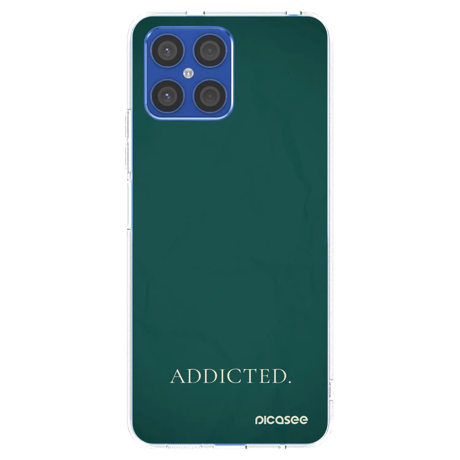 Picasee silikónový prehľadný obal pre Honor X8 4G - Addicted