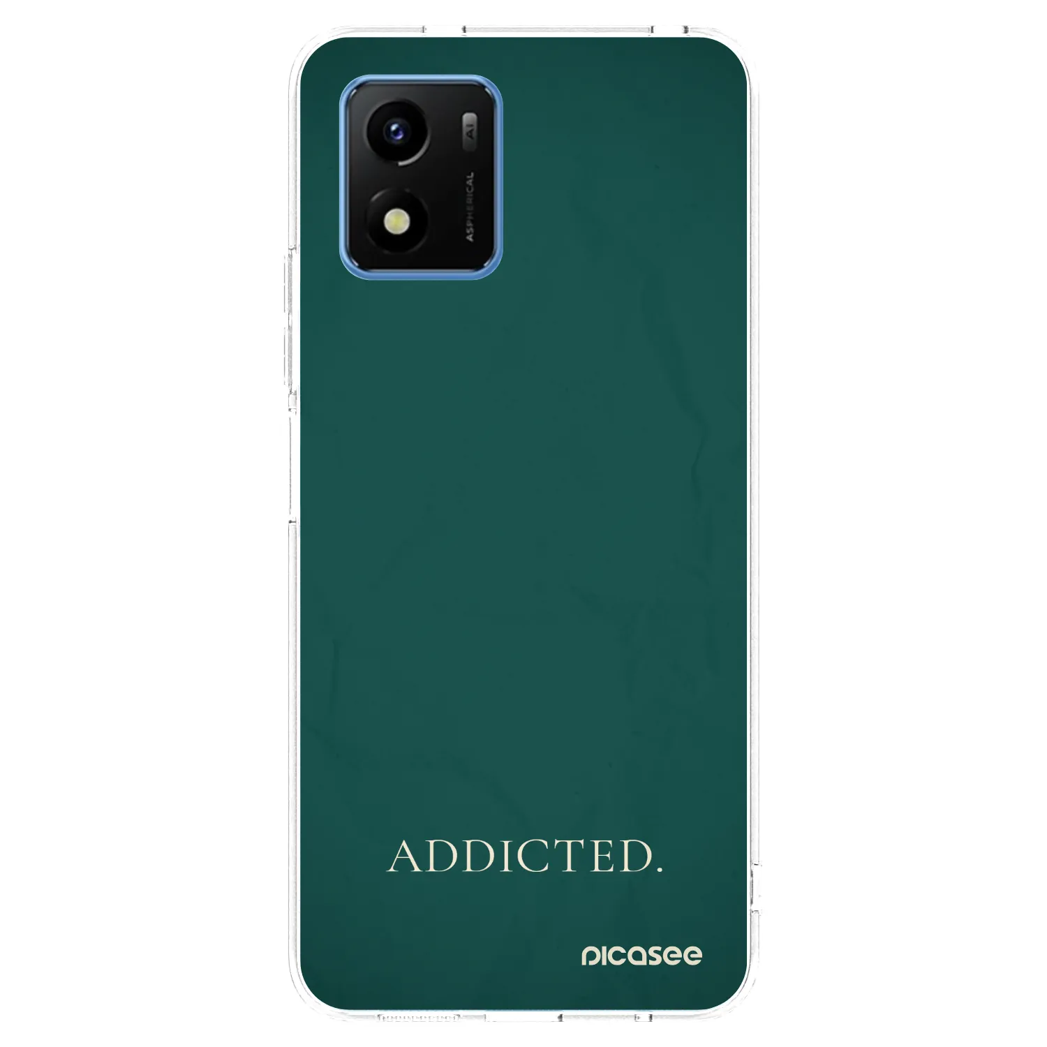 Picasee silikónový prehľadný obal pre Vivo Y01 - Addicted