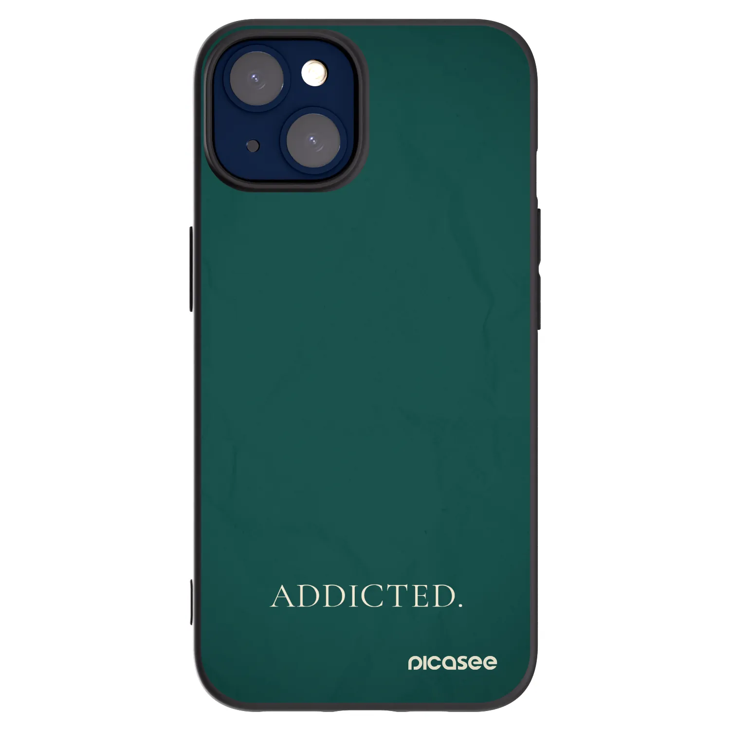 Silikónový čierny obal pre Apple iPhone 14 - Addicted