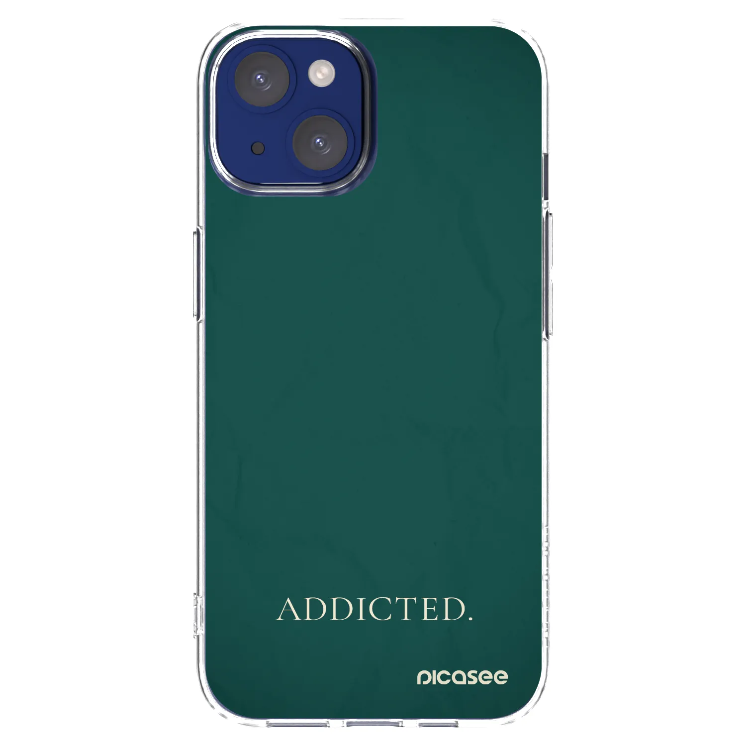 Silikónový prehľadný obal pre Apple iPhone 14 - Addicted