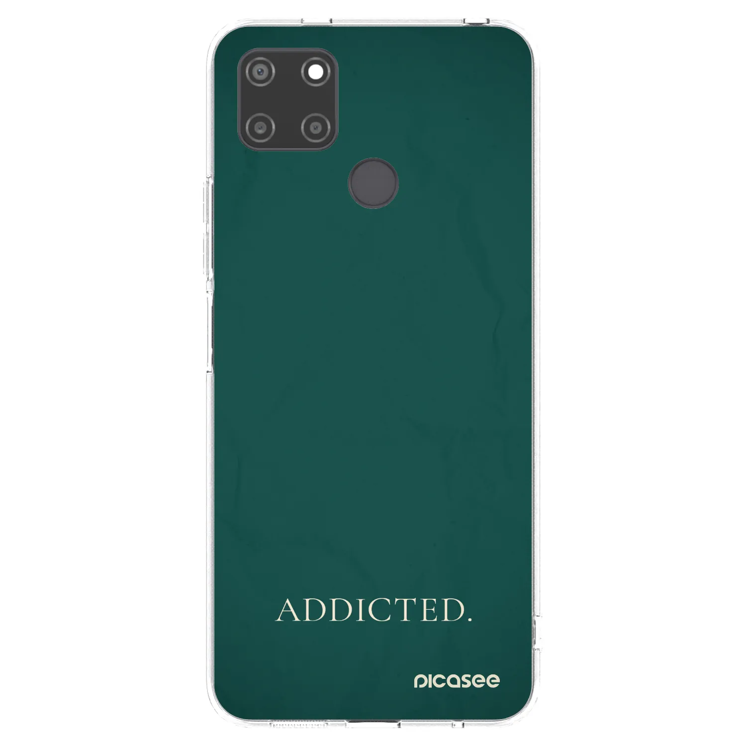 Picasee silikónový prehľadný obal pre Realme C21Y - Addicted
