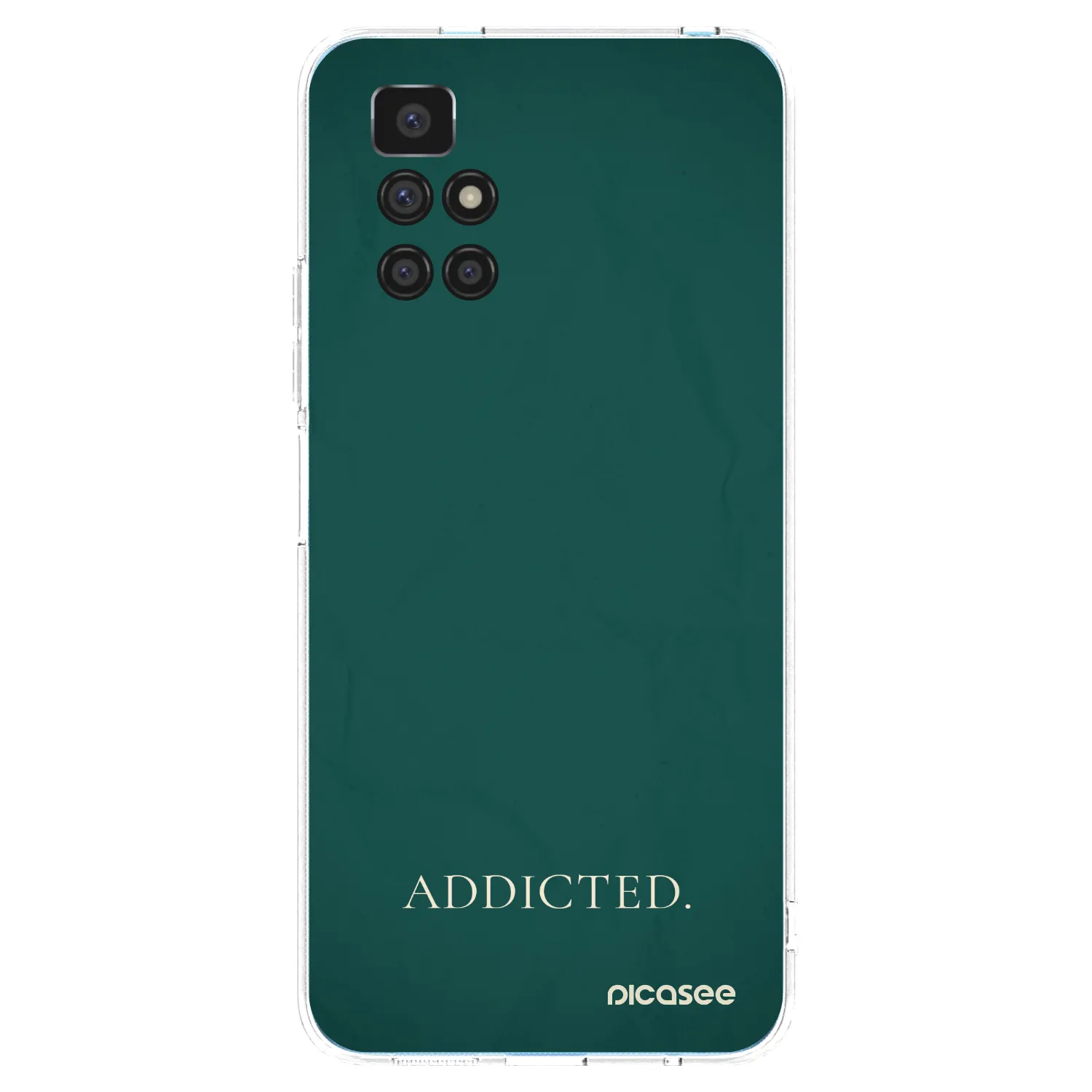 Silikónový prehľadný obal pre Xiaomi Redmi 10 (2022) - Addicted
