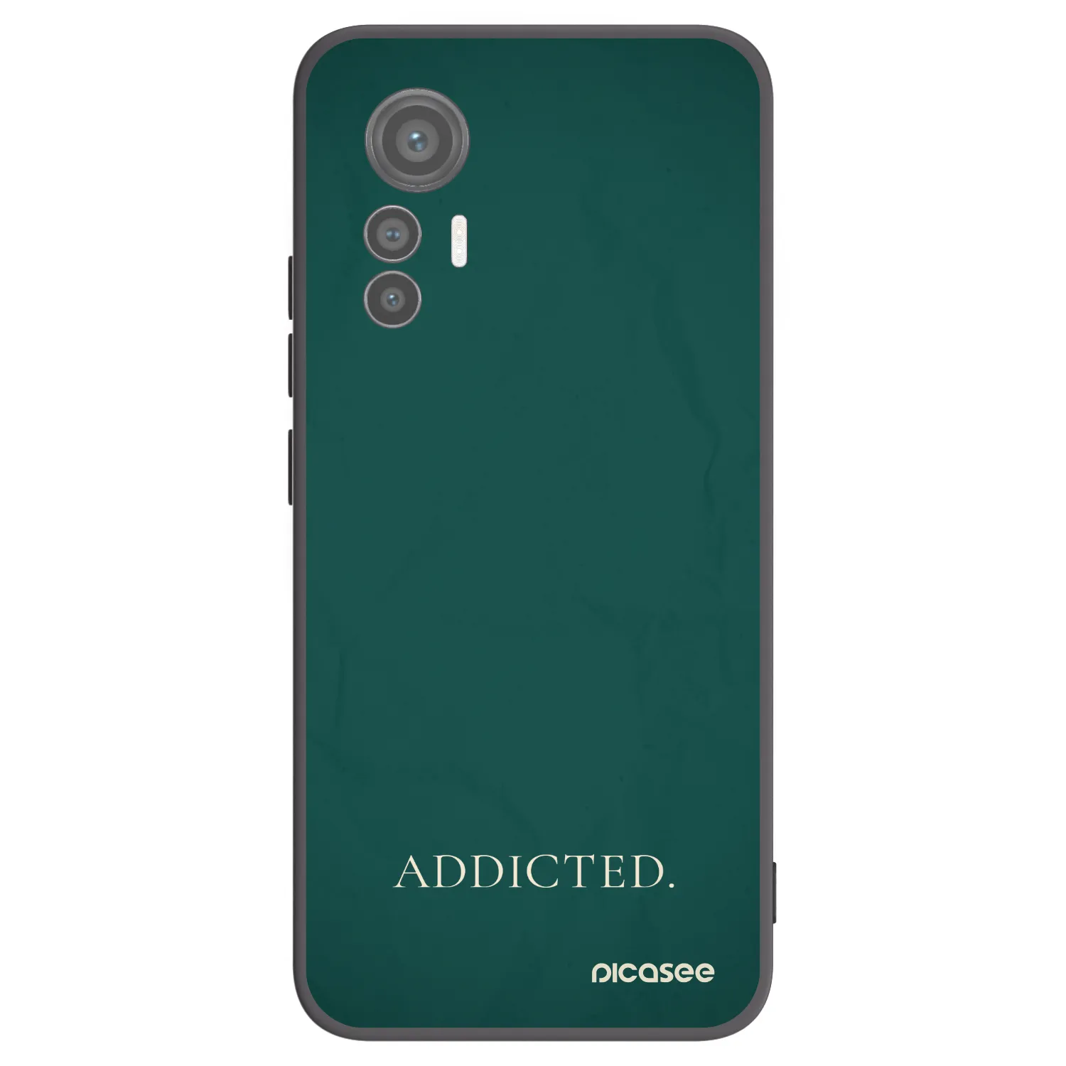 Silikónový čierny obal pre Xiaomi 12 Lite - Addicted