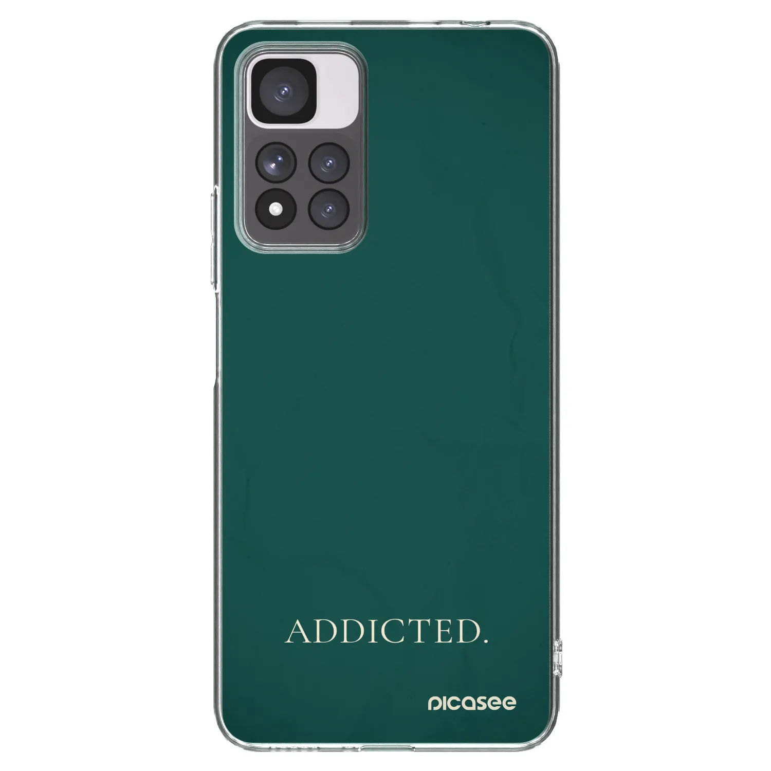Silikónový prehľadný obal pre Xiaomi Redmi Note 11 Pro+ 5G - Addicted