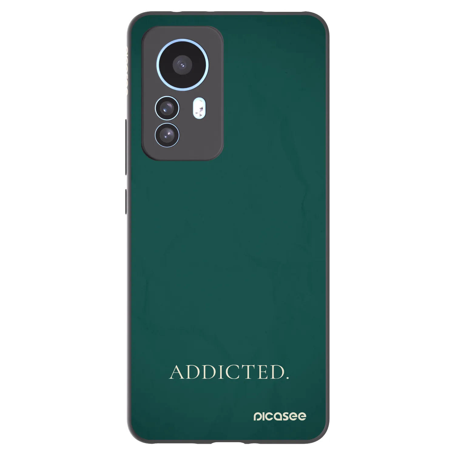 Picasee silikónový čierny obal pre Xiaomi 12T - Addicted