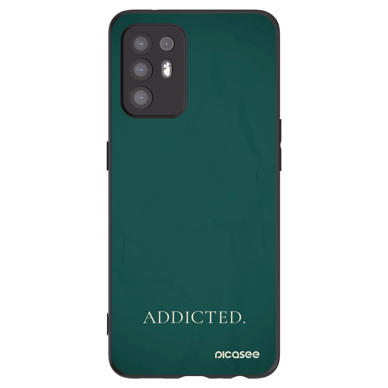 Picasee silikónový čierny obal pre OPPO A94 5G - Addicted