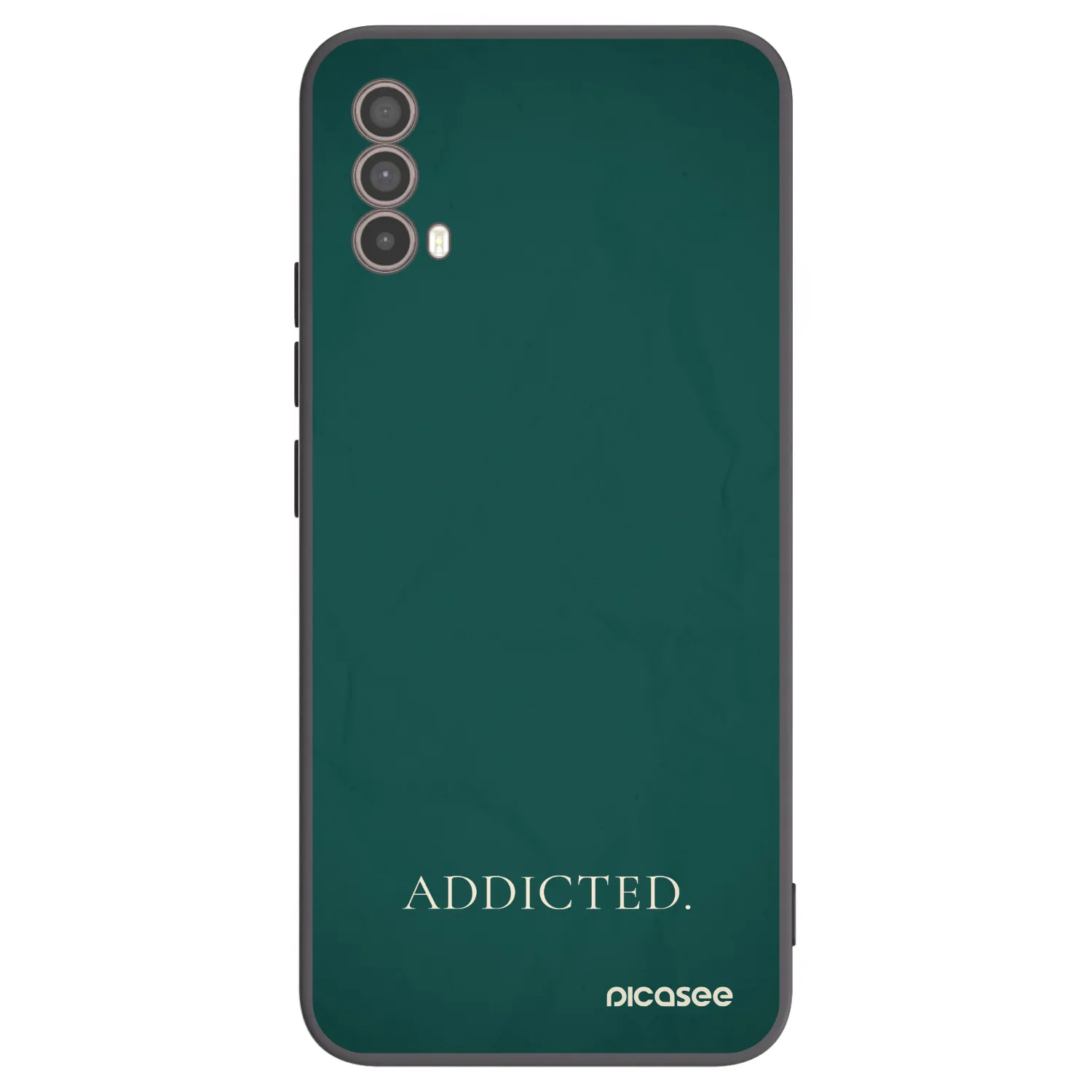 Silikónový čierny obal pre Motorola Moto E40 - Addicted