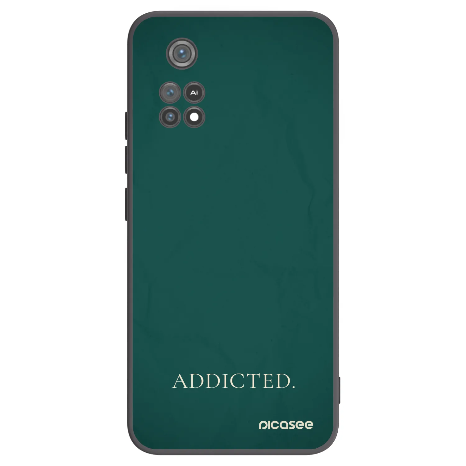 Silikónový čierny obal pre Xiaomi Poco M4 Pro - Addicted
