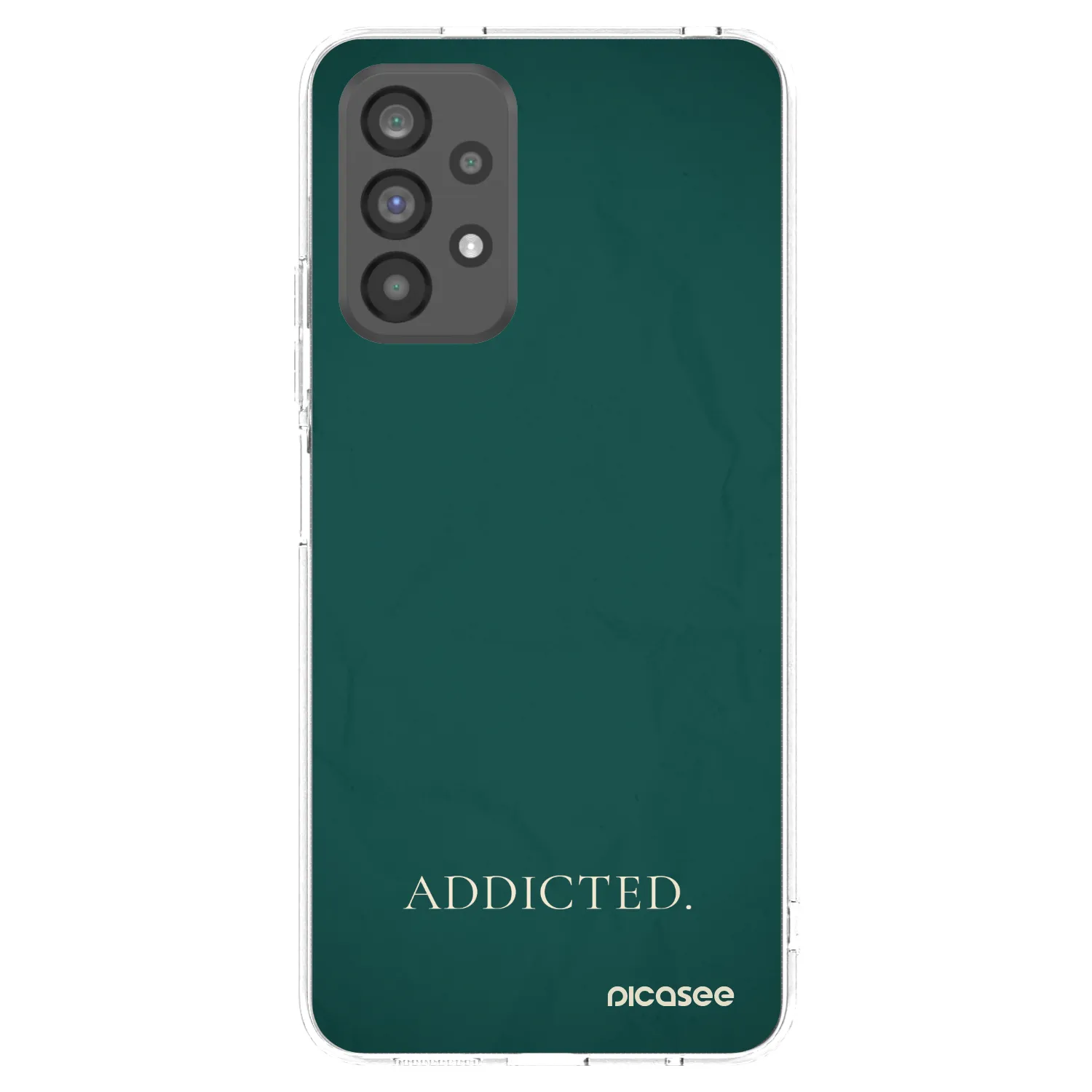 Picasee silikónový prehľadný obal pre Samsung Galaxy A73 5G - Addicted