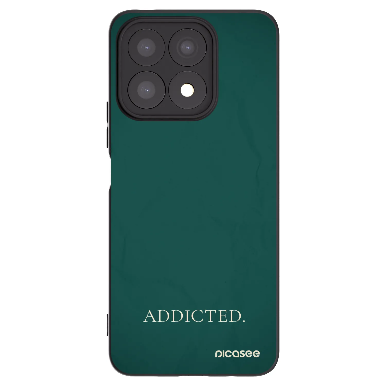 Picasee silikónový čierny obal pre Honor X8a - Addicted