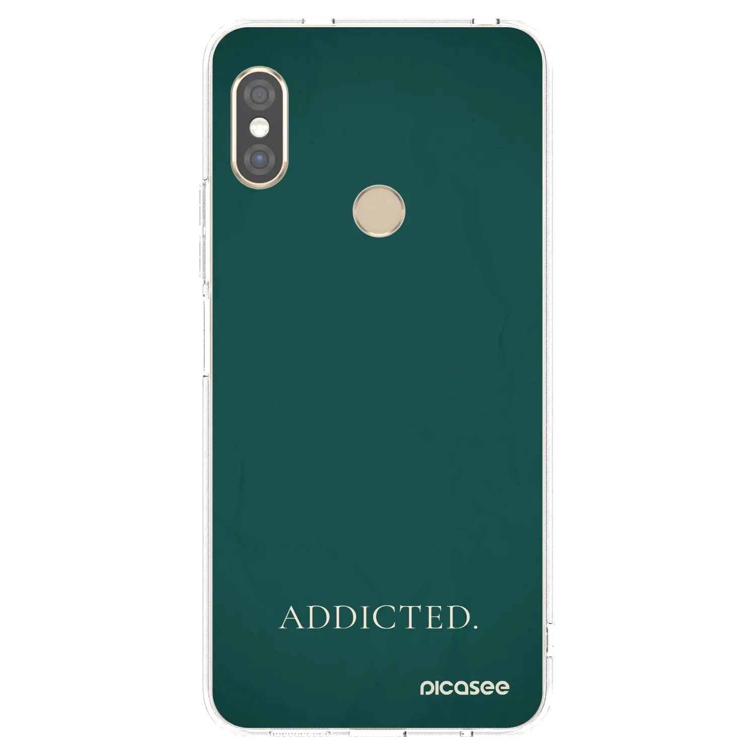Silikónový prehľadný obal pre Xiaomi Redmi Note 5 Global - Addicted