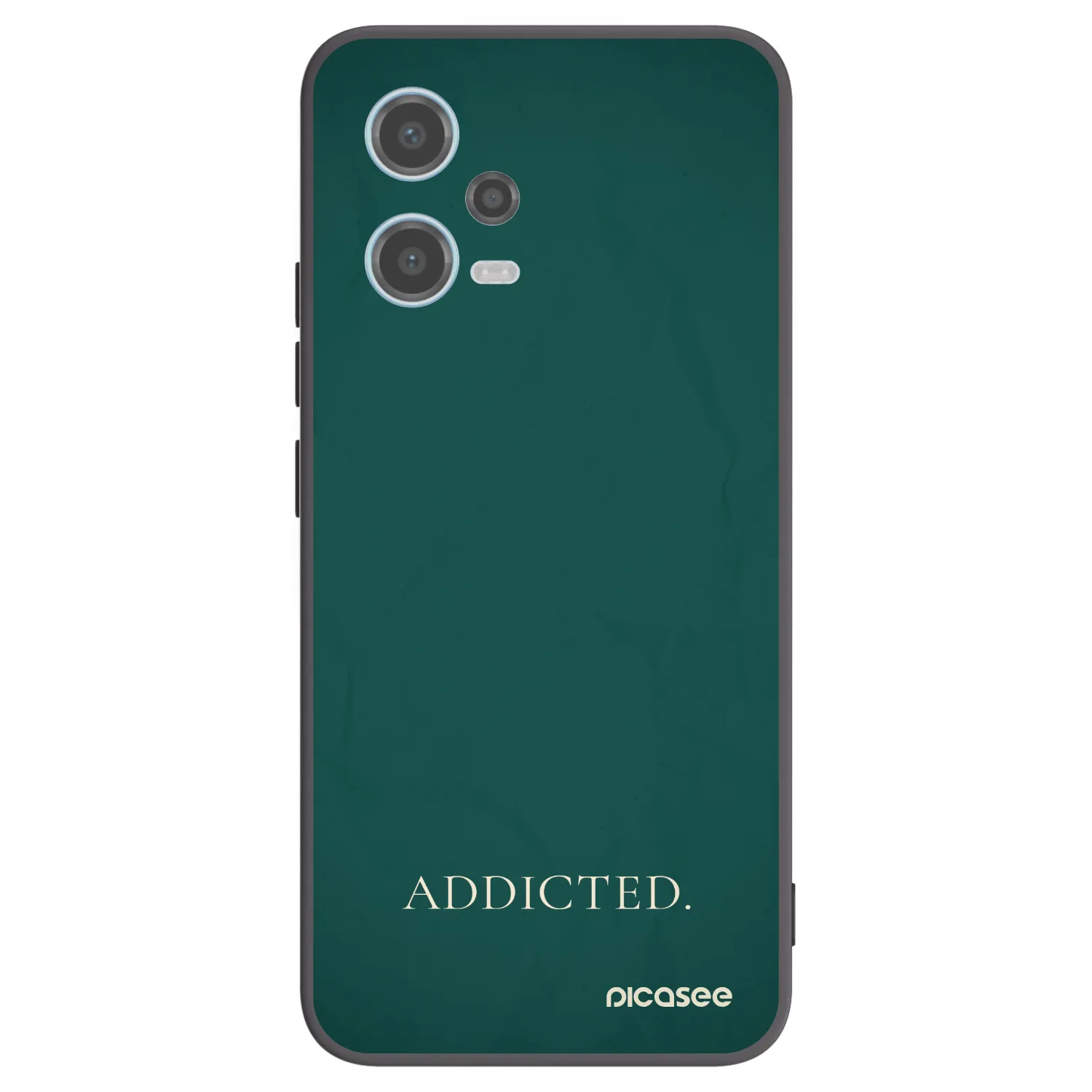 Picasee silikónový čierny obal pre Xiaomi Redmi Note 12 5G - Addicted