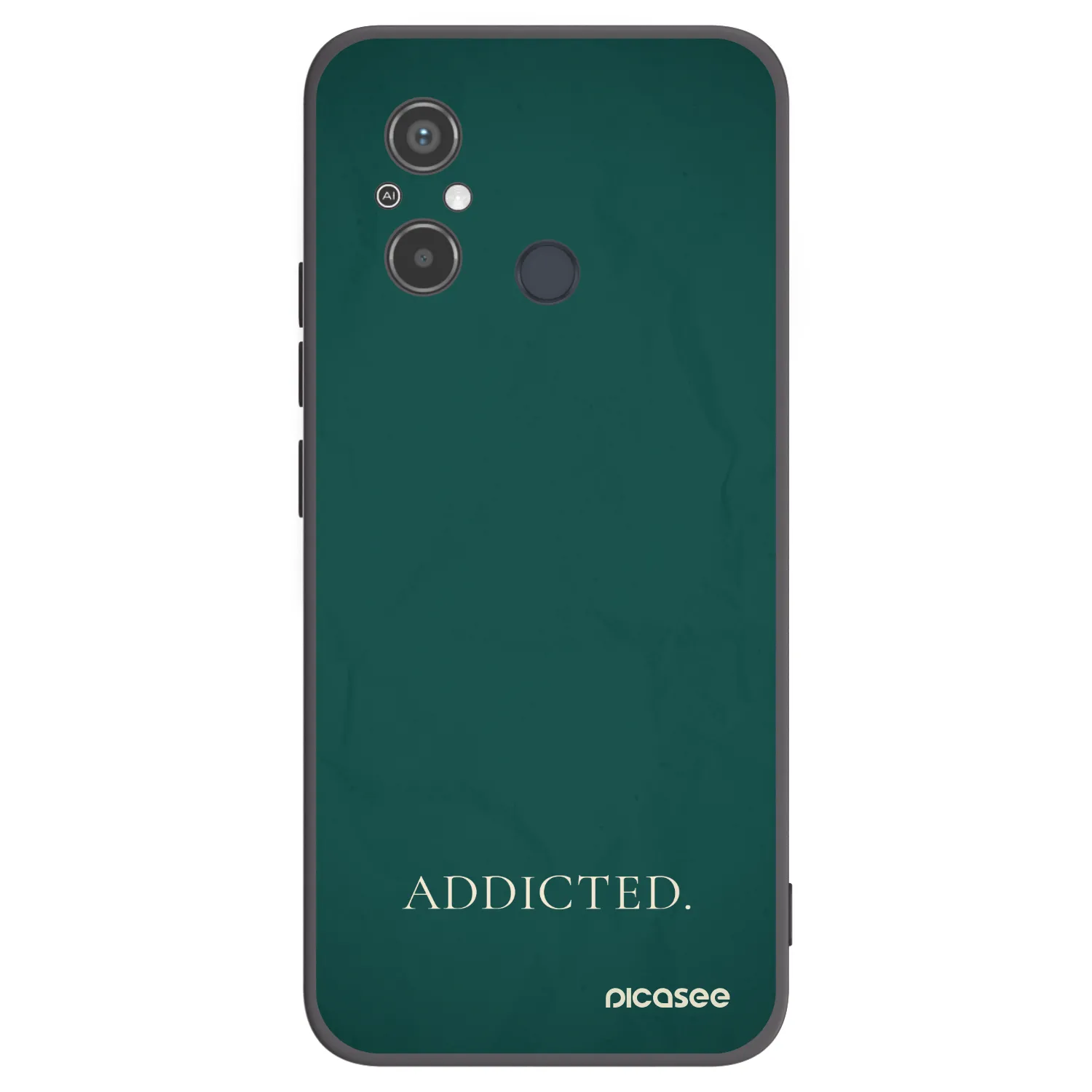 Silikónový čierny obal pre Xiaomi Redmi 12C - Addicted