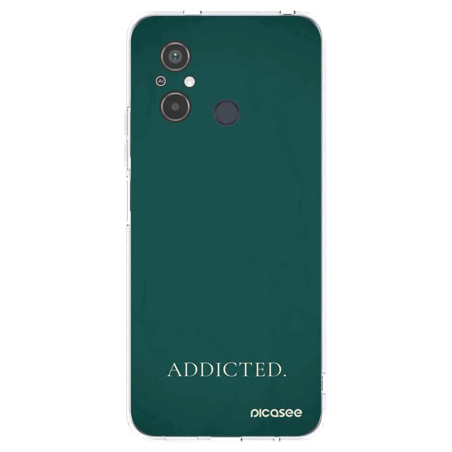 Silikónový prehľadný obal pre Xiaomi Redmi 12C - Addicted