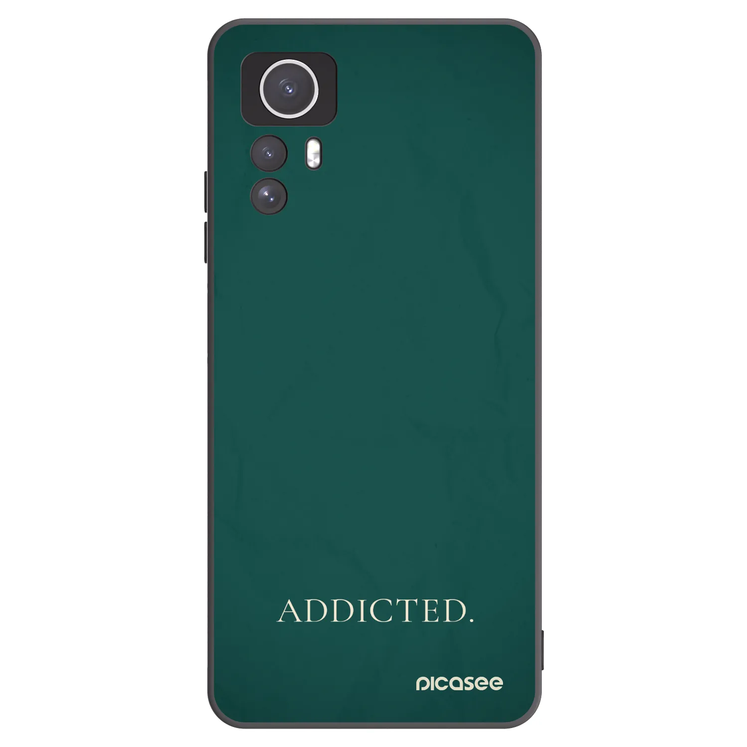 Silikónový čierny obal pre Xiaomi Redmi Note 12S - Addicted