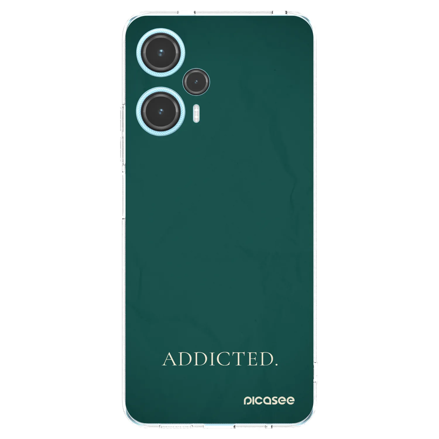 Silikónový prehľadný obal pre Xiaomi Poco F5 - Addicted