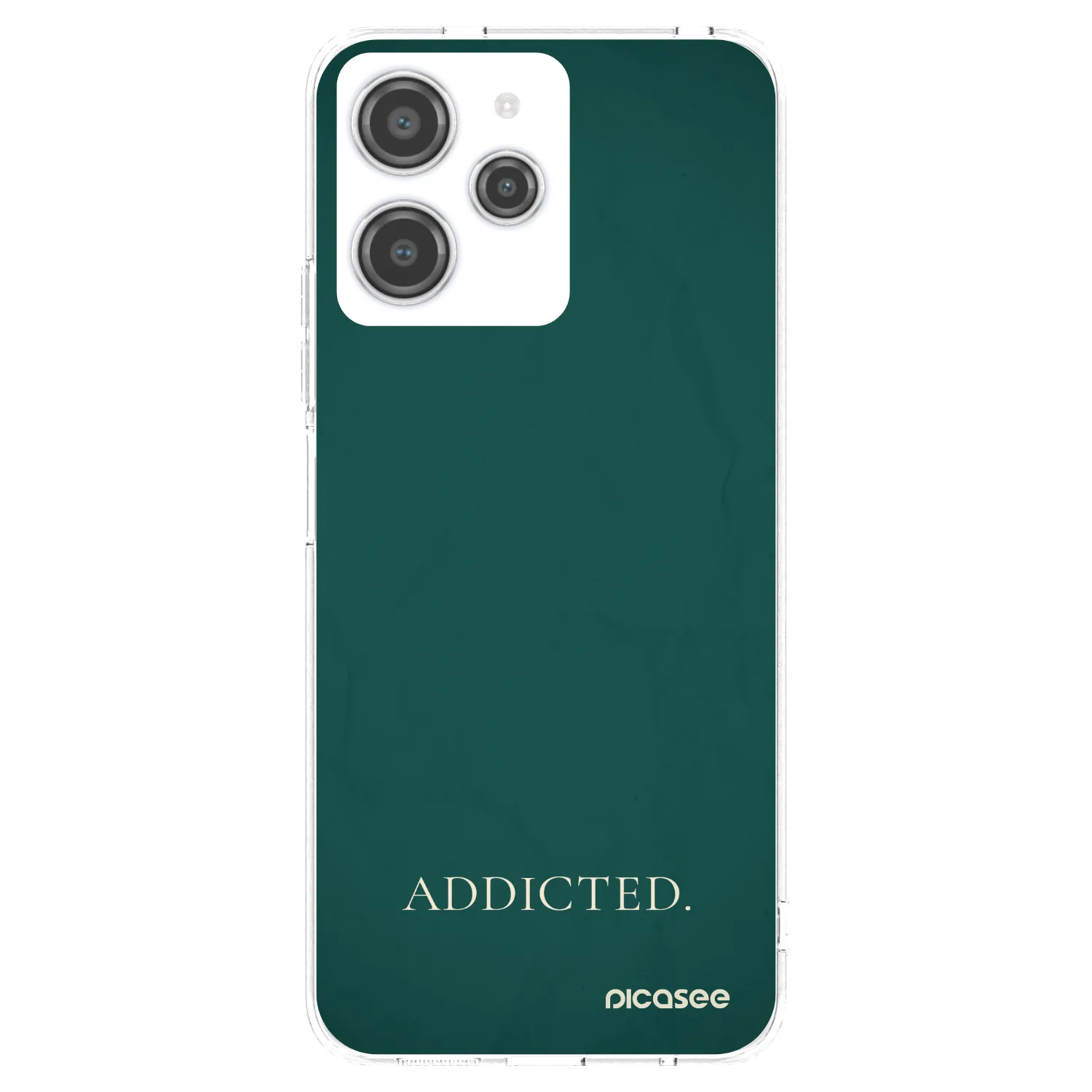 Silikónový prehľadný obal pre Xiaomi Redmi 12 4G - Addicted