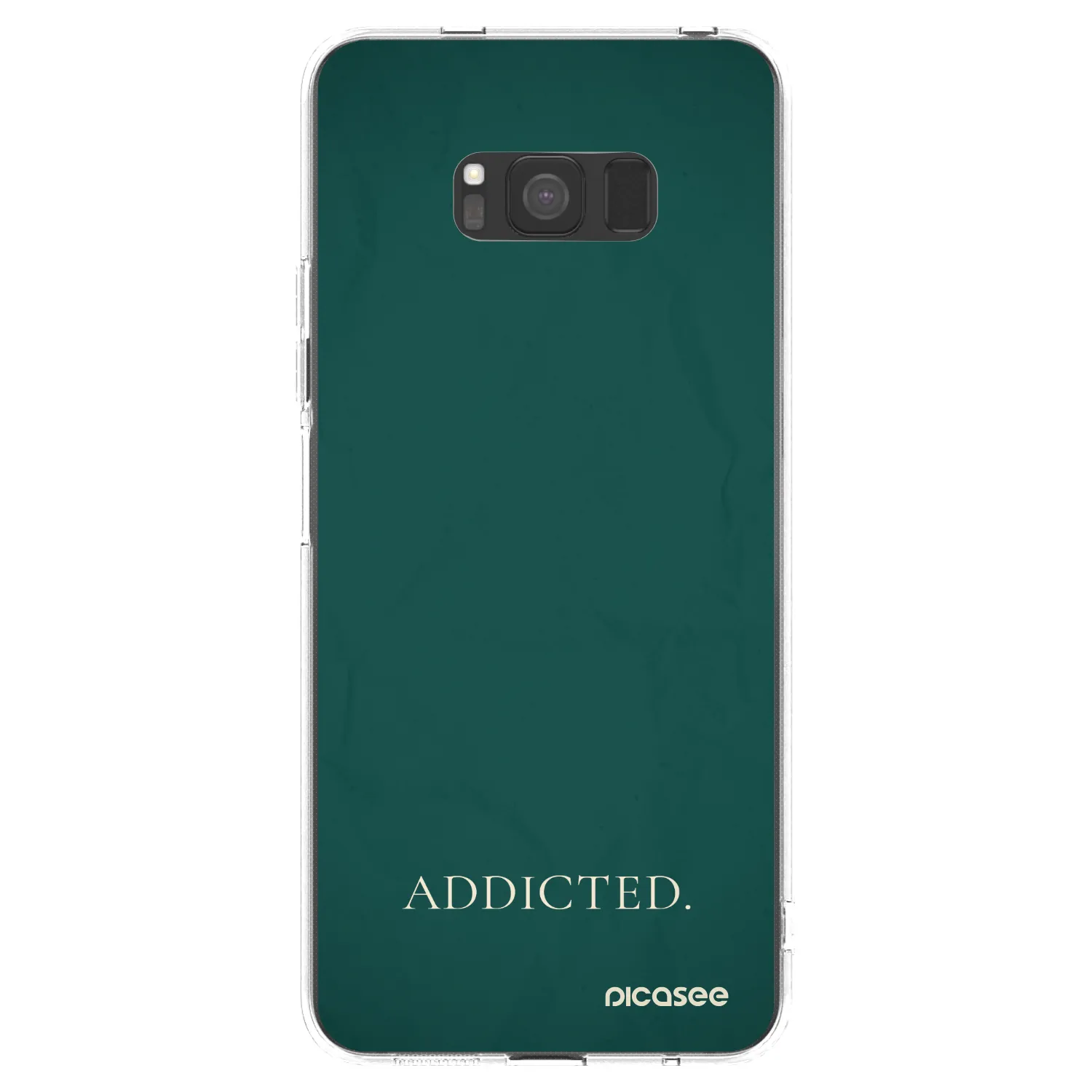 Picasee silikónový prehľadný obal pre Samsung Galaxy S8 G950F - Addicted
