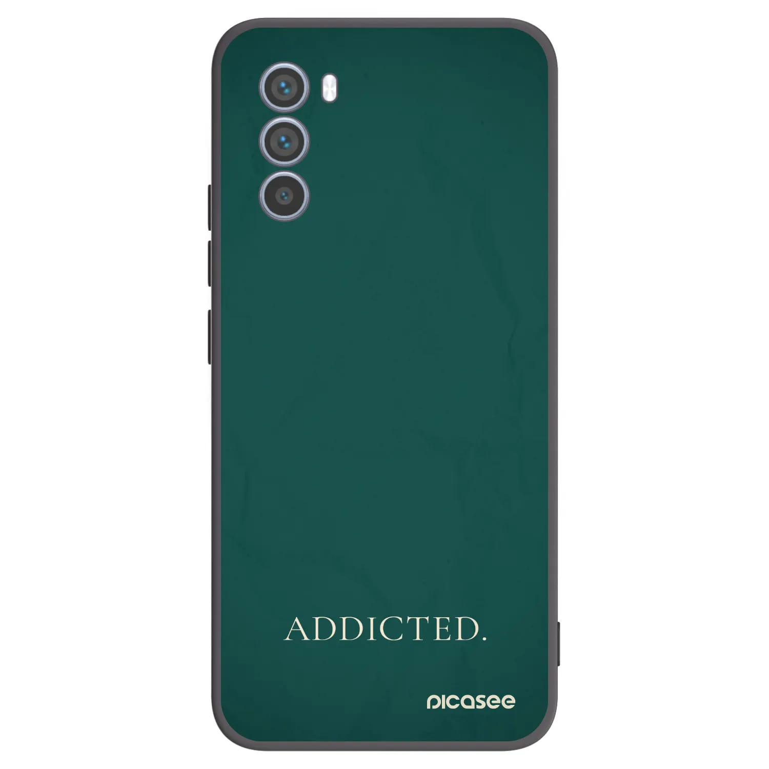 Picasee silikónový čierny obal pre Motorola Moto G62 - Addicted