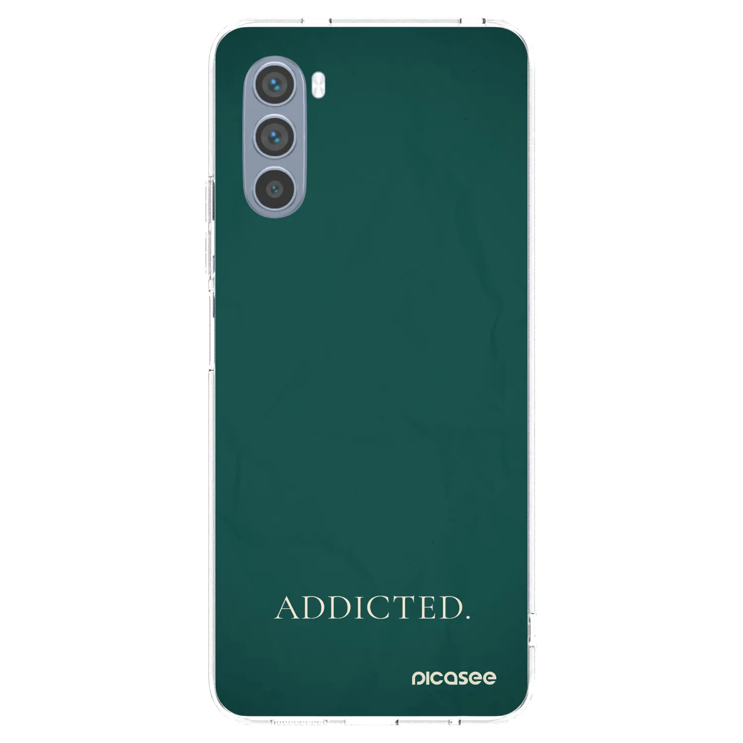 Silikónový prehľadný obal pre Motorola Moto G62 - Addicted