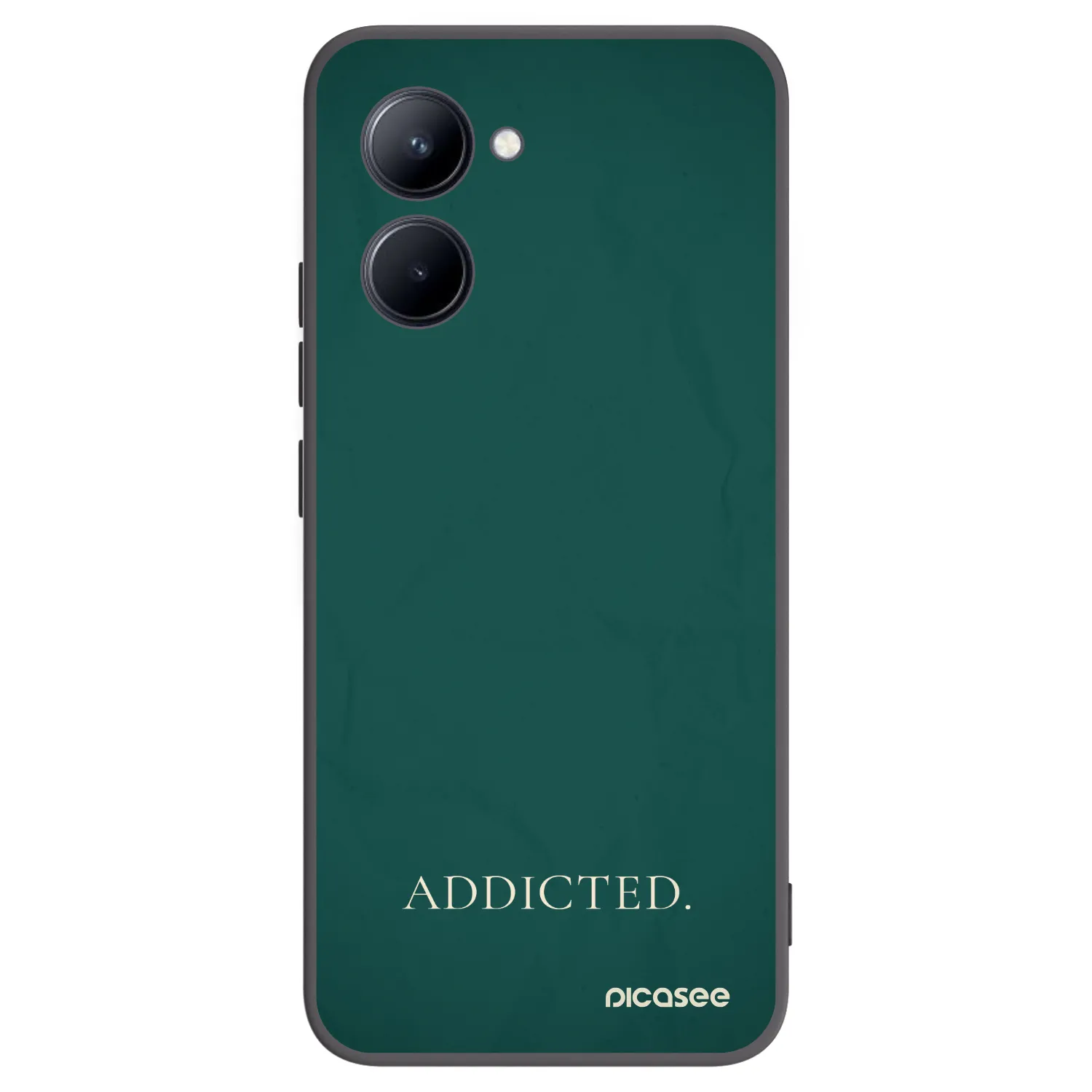 Picasee silikónový čierny obal pre Realme C33 (2023) - Addicted