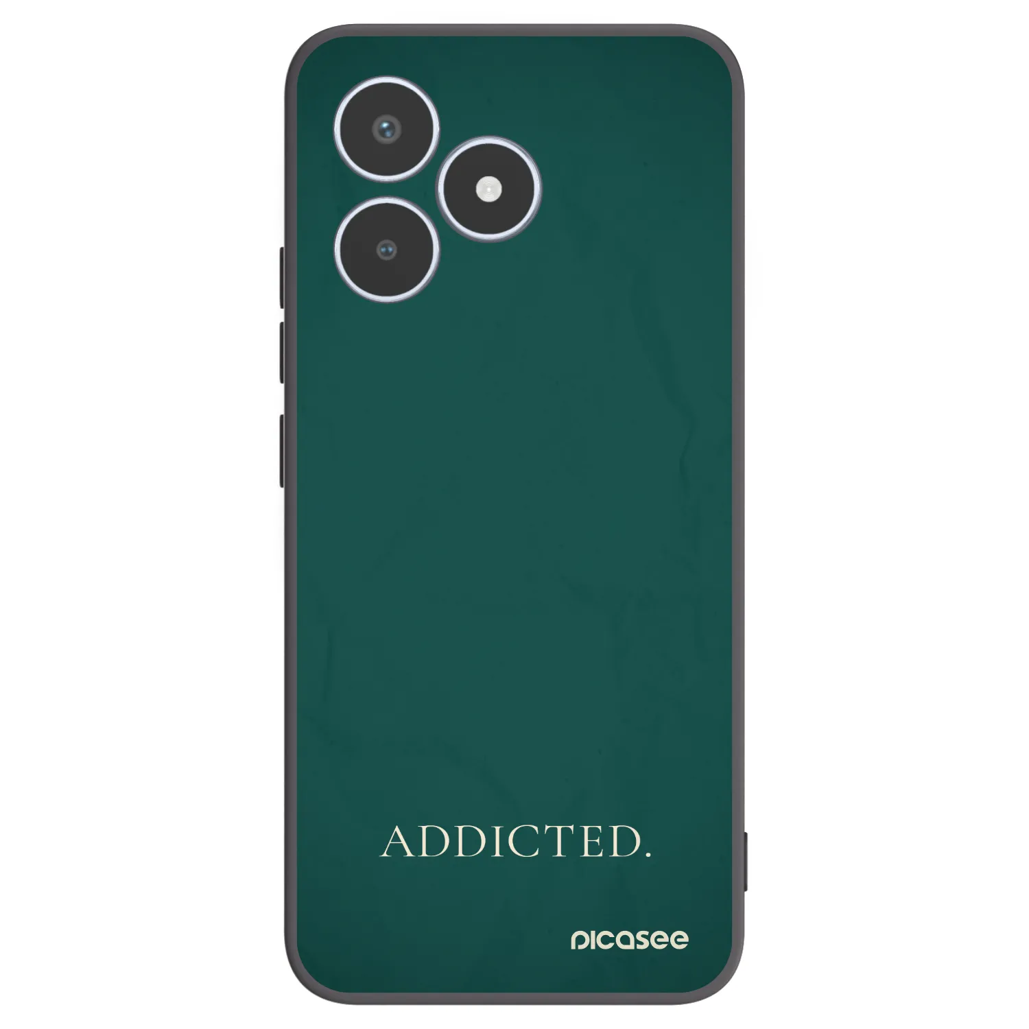 Picasee silikónový čierny obal pre Realme C53 - Addicted