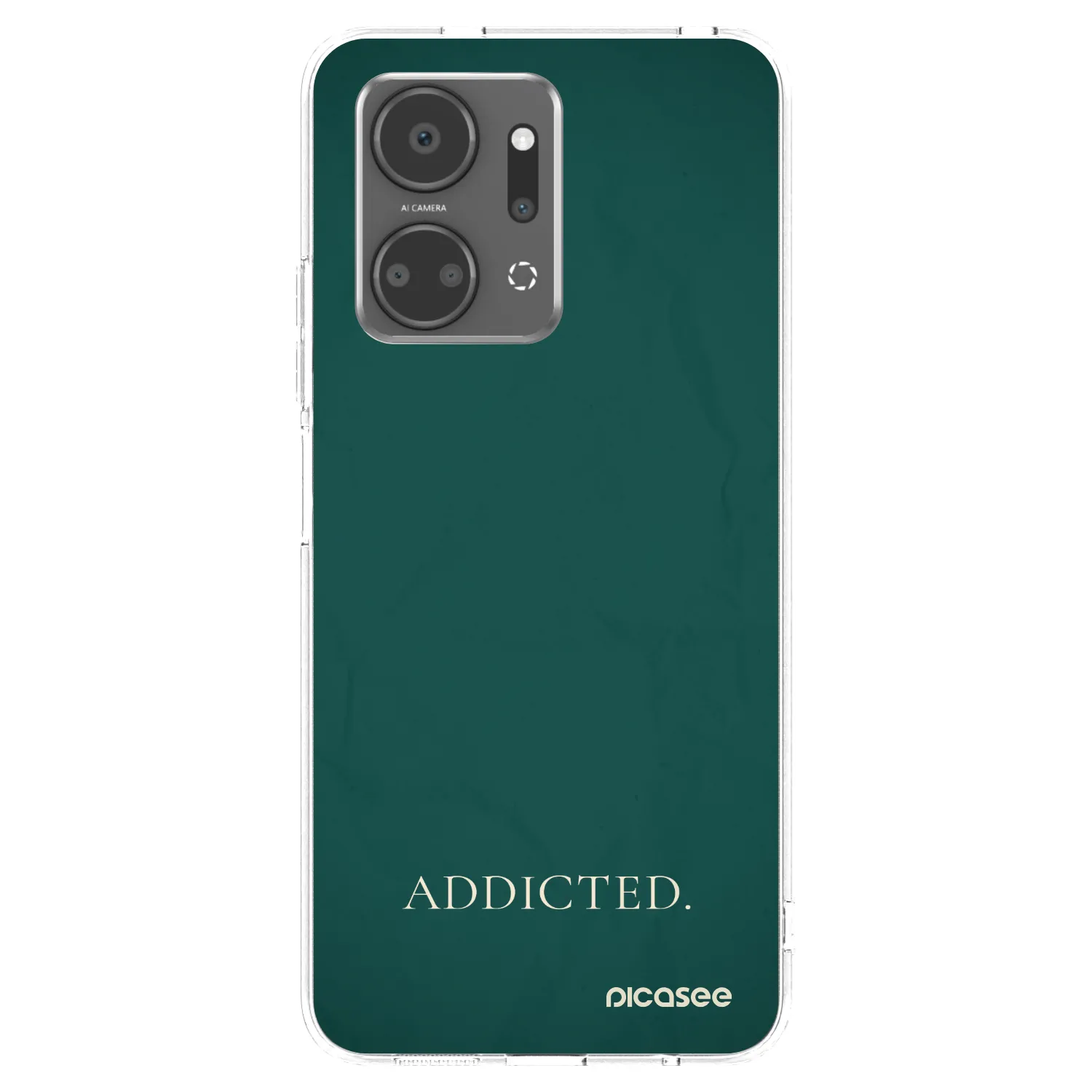 Picasee silikónový prehľadný obal pre Honor X7a - Addicted