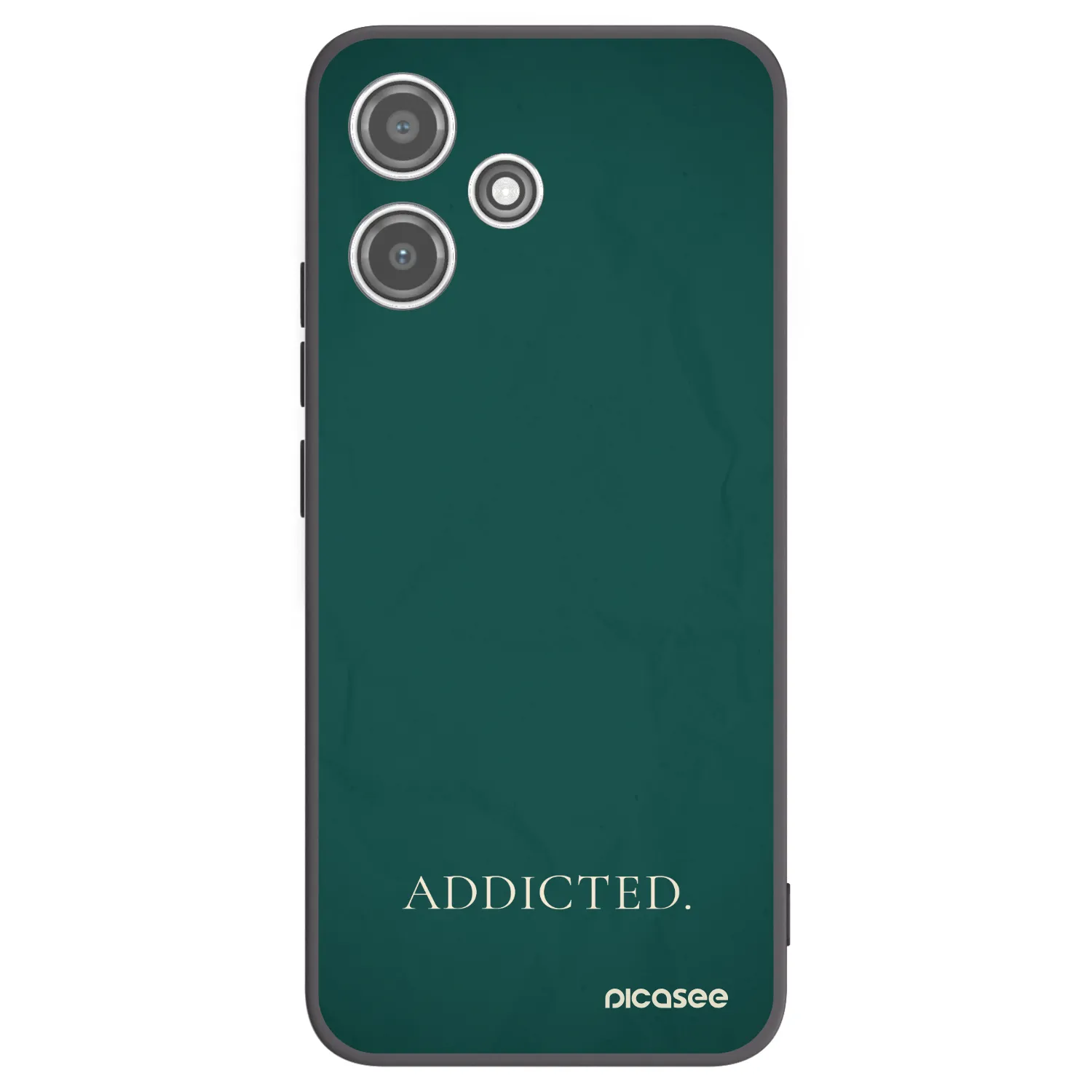 Picasee silikónový čierny obal pre Xiaomi Redmi 12 5G - Addicted