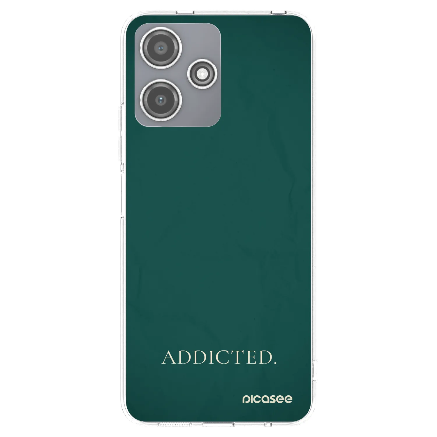 Silikónový prehľadný obal pre Xiaomi Redmi 12 5G - Addicted