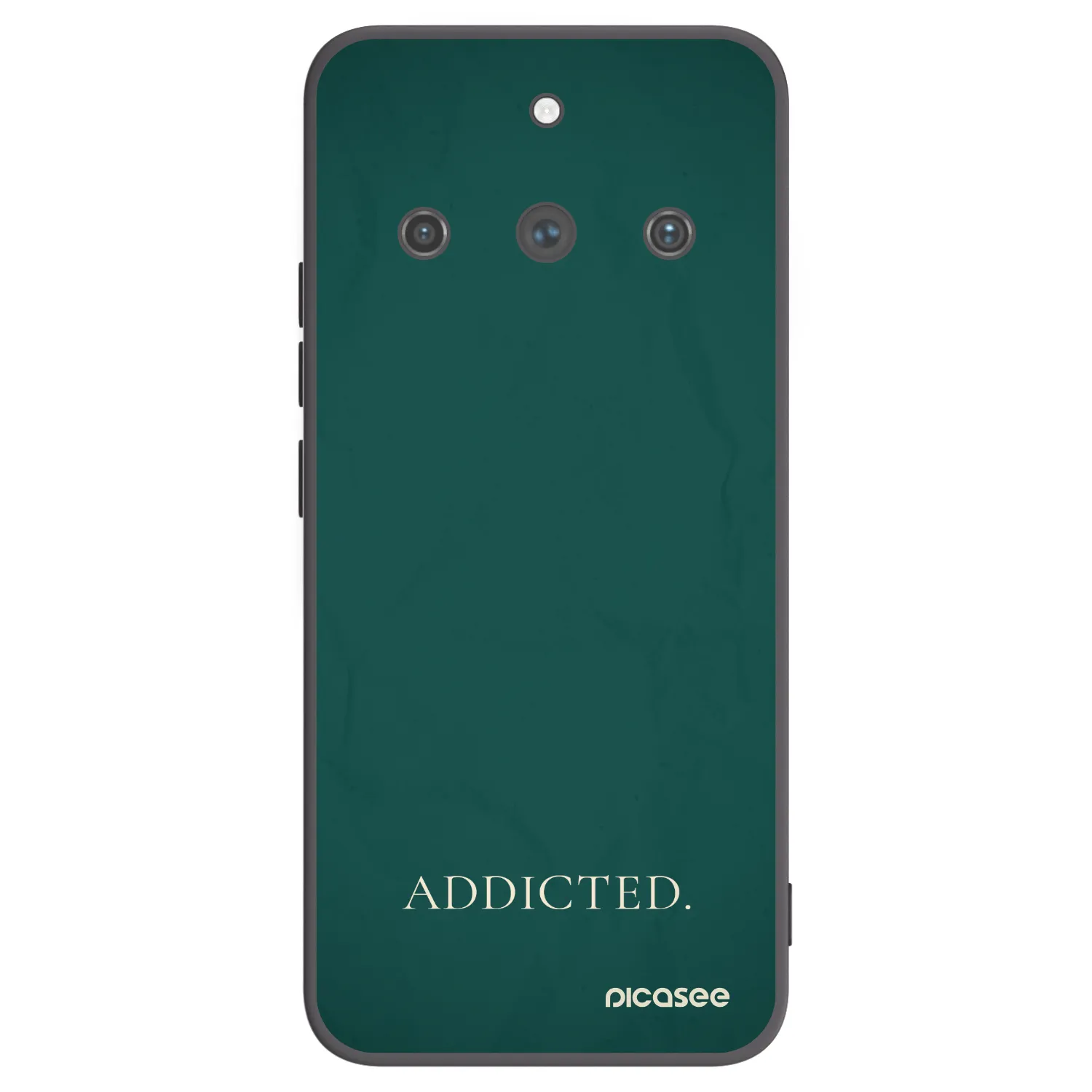 Picasee silikónový čierny obal pre Realme 11 Pro+ - Addicted