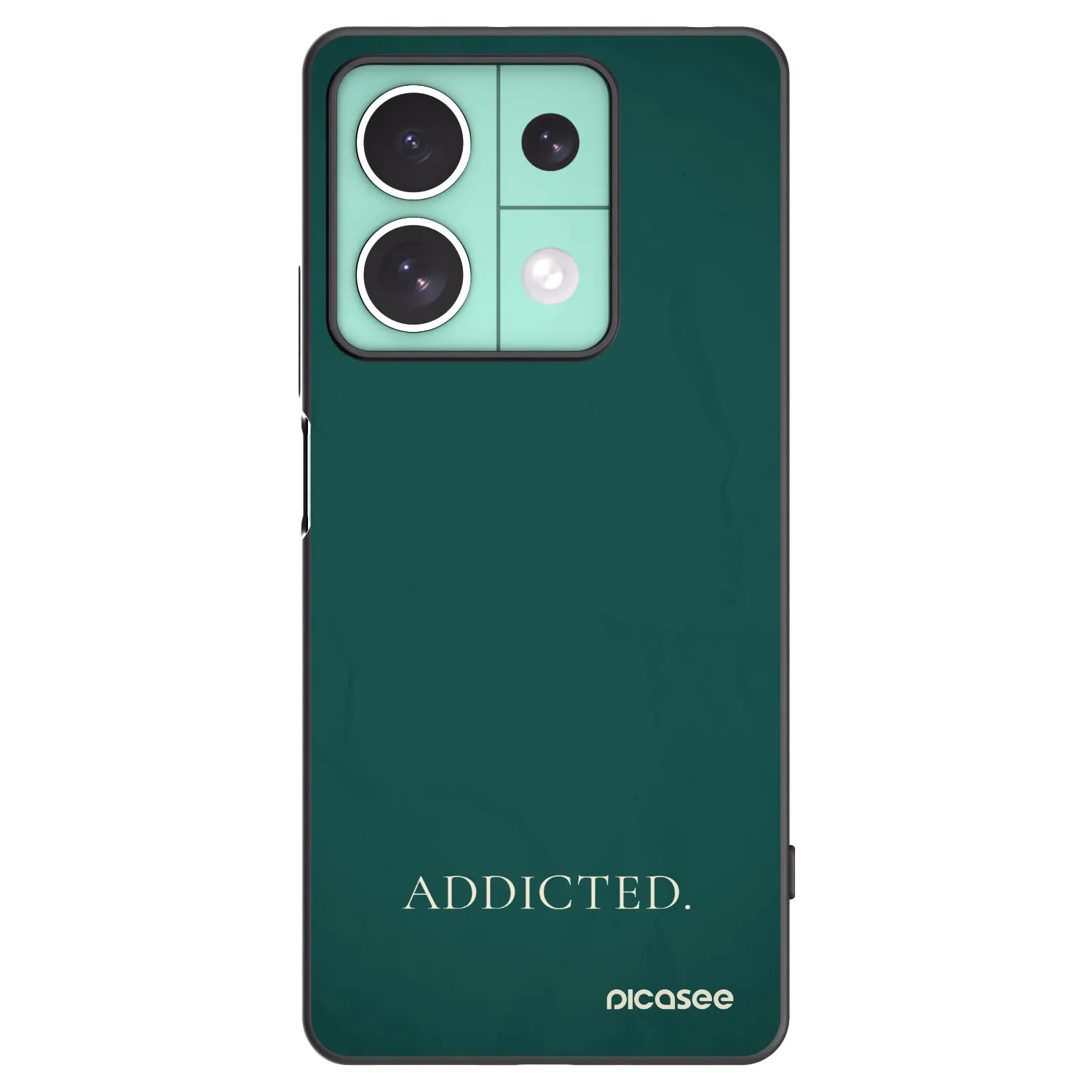 Picasee silikónový čierny obal pre Xiaomi Redmi Note 13 5G - Addicted