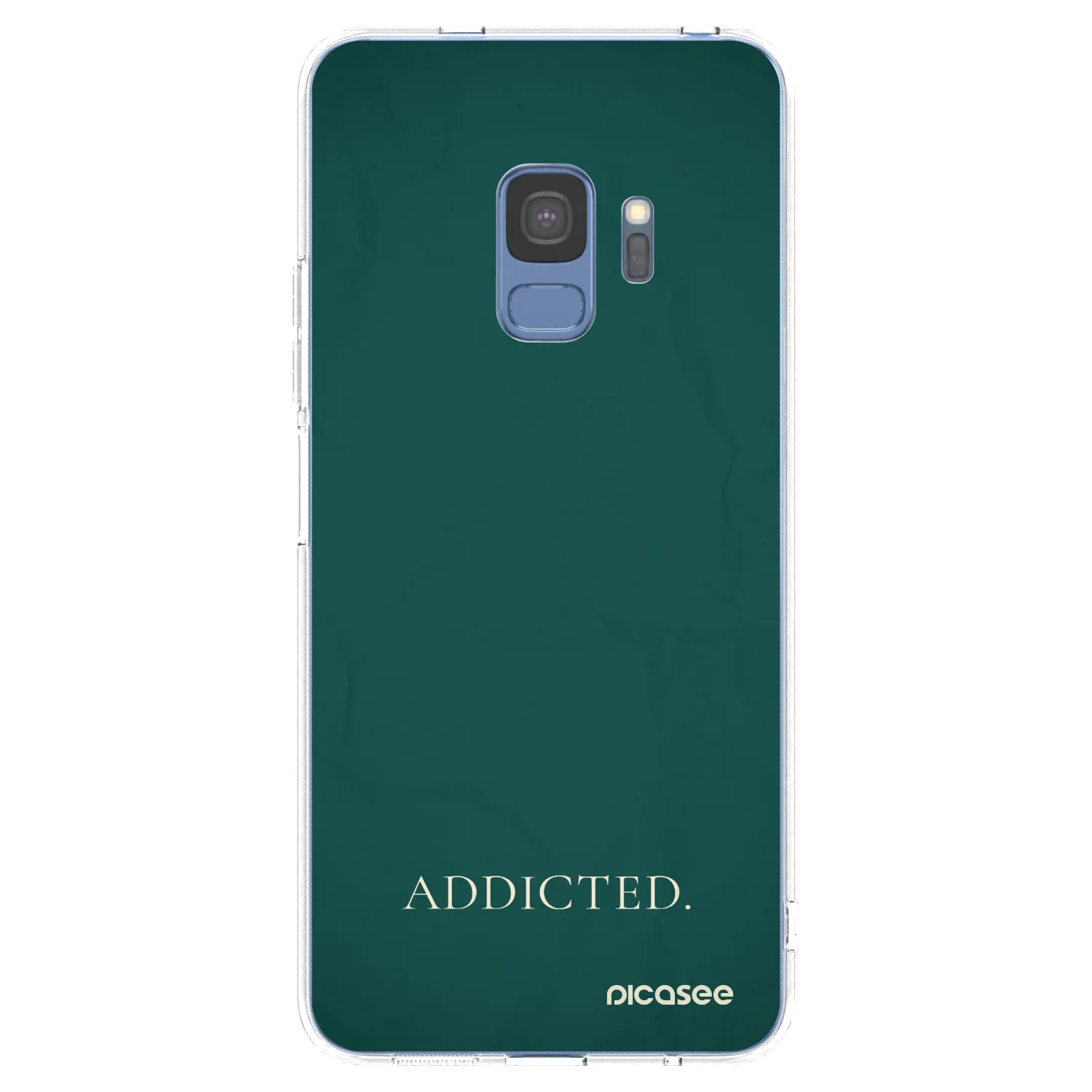 Picasee silikónový prehľadný obal pre Samsung Galaxy S9 G960F - Addicted