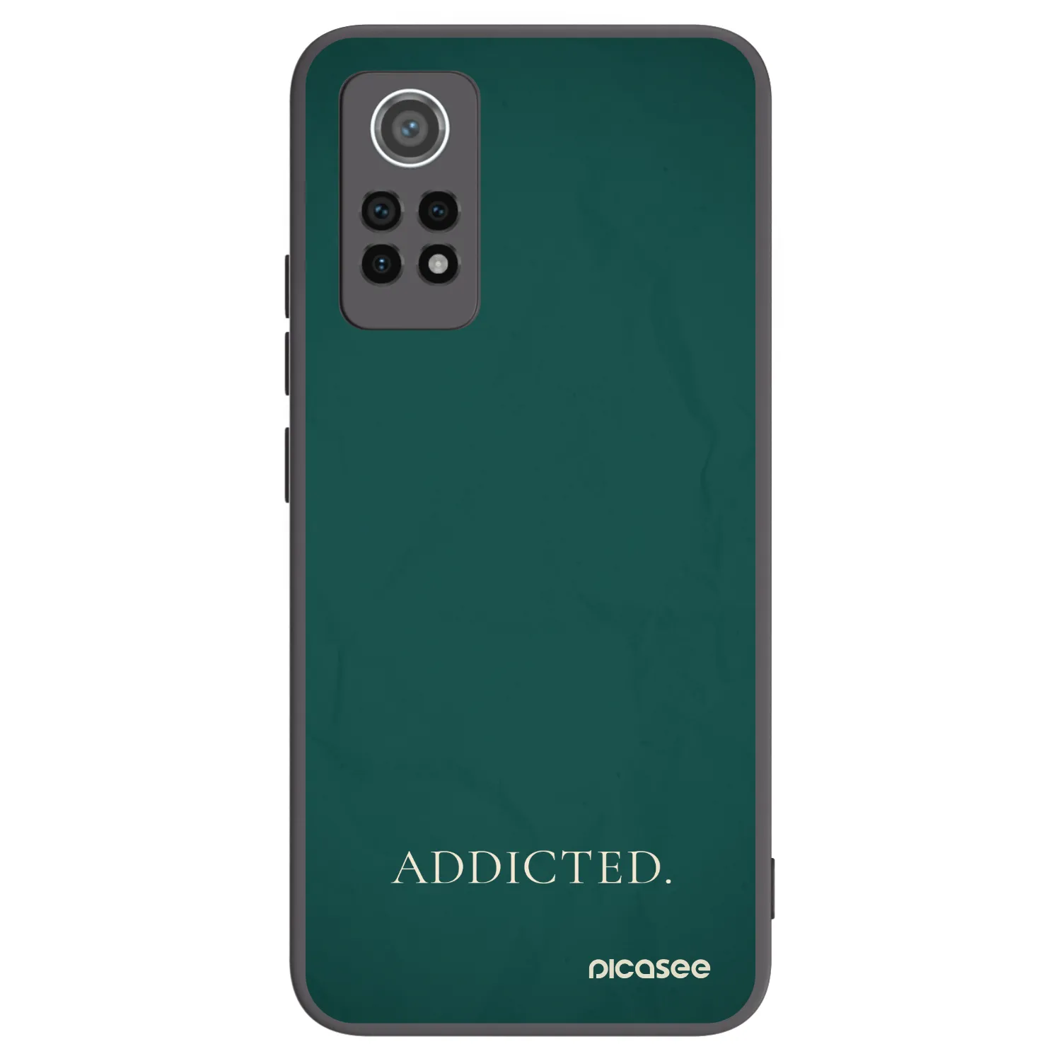 Picasee silikónový čierny obal pre Xiaomi Redmi Note 12 Pro 4G - Addicted