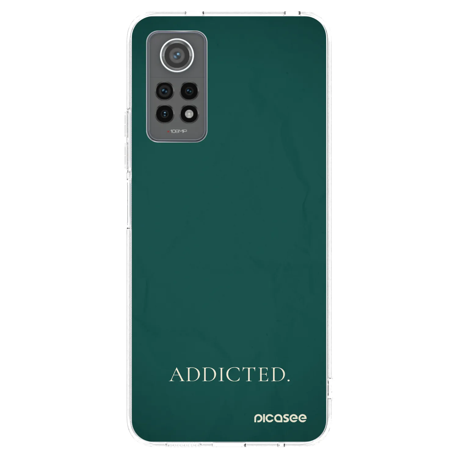 Silikónový prehľadný obal pre Xiaomi Redmi Note 12 Pro 4G - Addicted