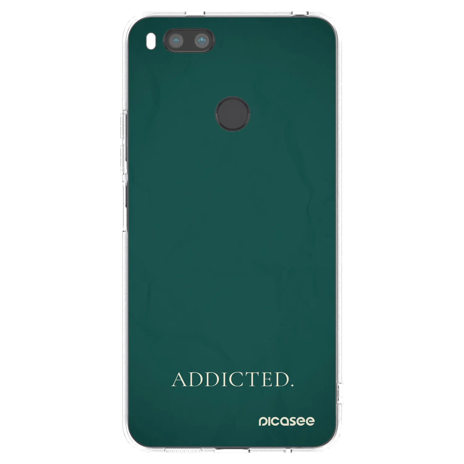Silikónový prehľadný obal pre Xiaomi Mi A1 Global - Addicted