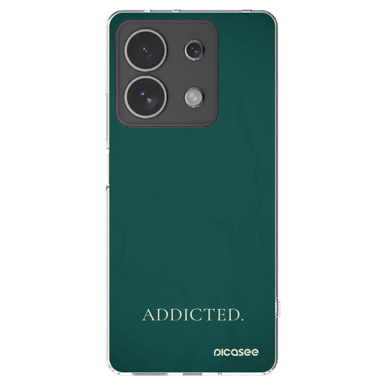 Silikónový prehľadný obal pre Xiaomi Redmi Note 13 4G - Addicted