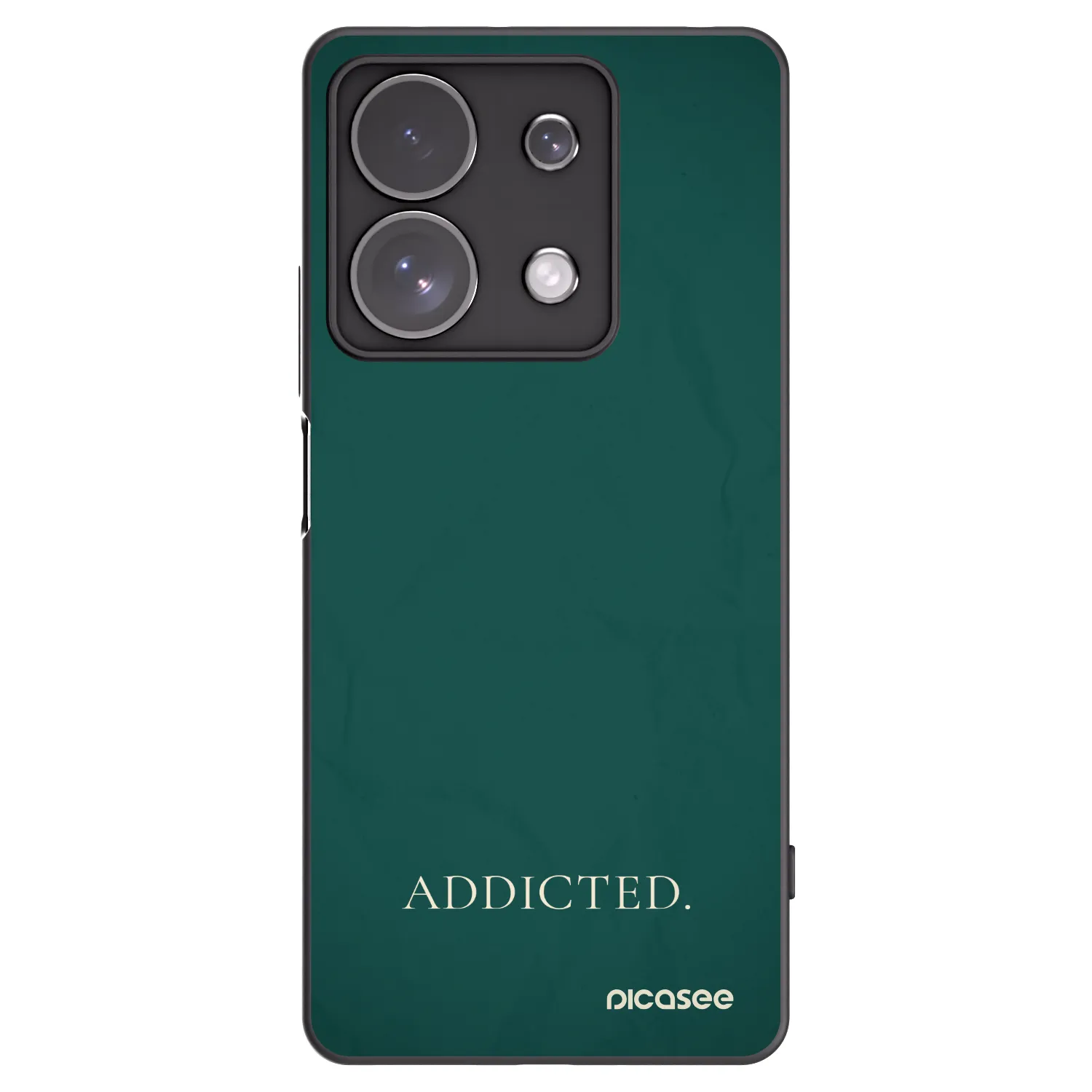 Silikónový čierny obal pre Xiaomi Redmi Note 13 Pro 4G - Addicted