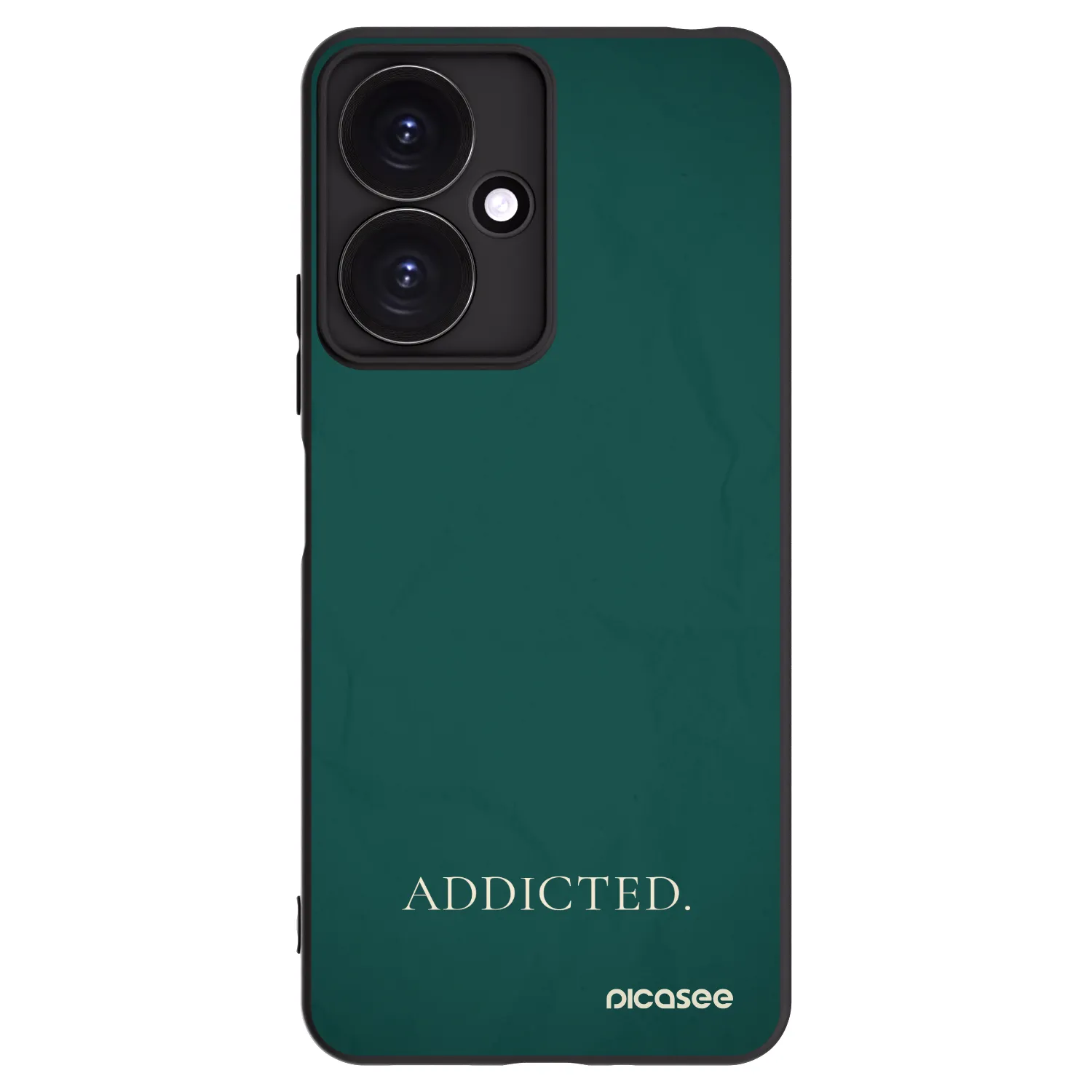 Silikónový čierny obal pre Xiaomi Redmi 13C 5G - Addicted