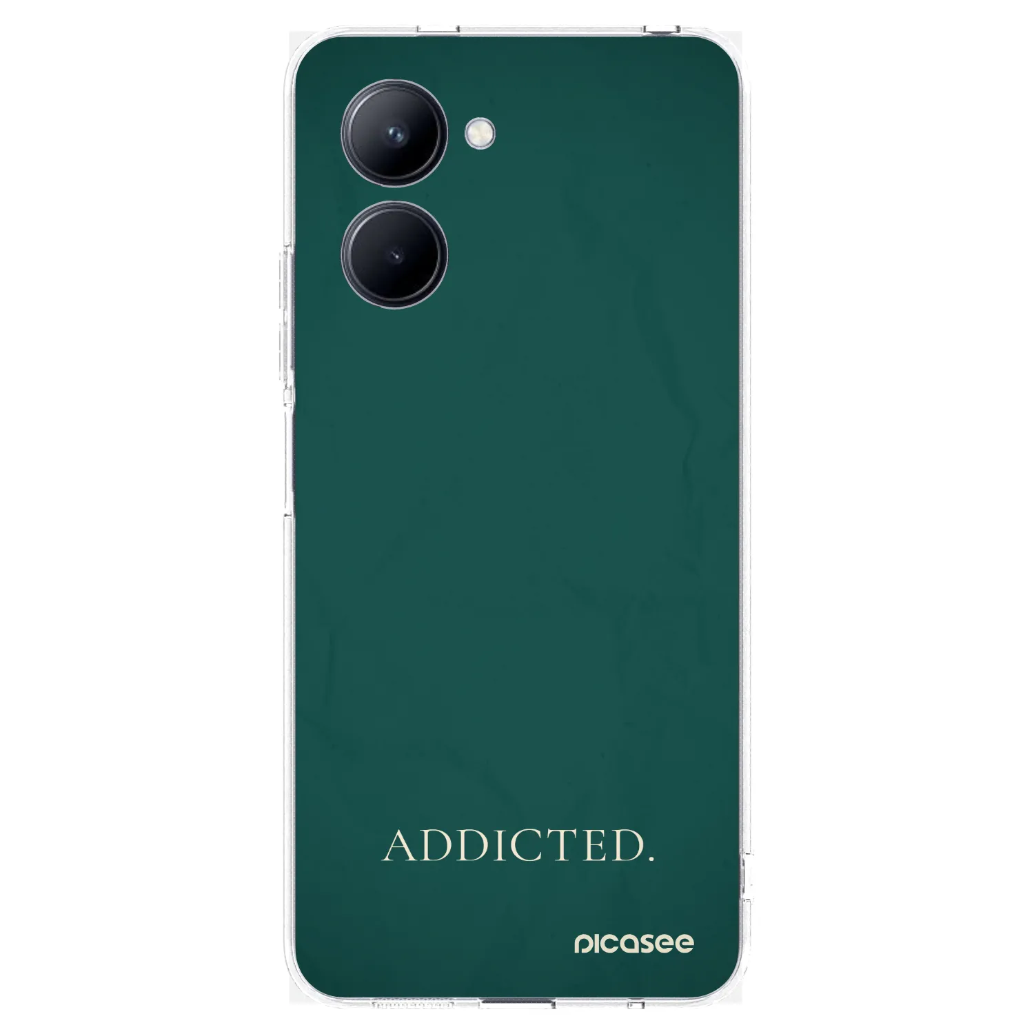 Picasee silikónový prehľadný obal pre Realme C33 (2023) - Addicted