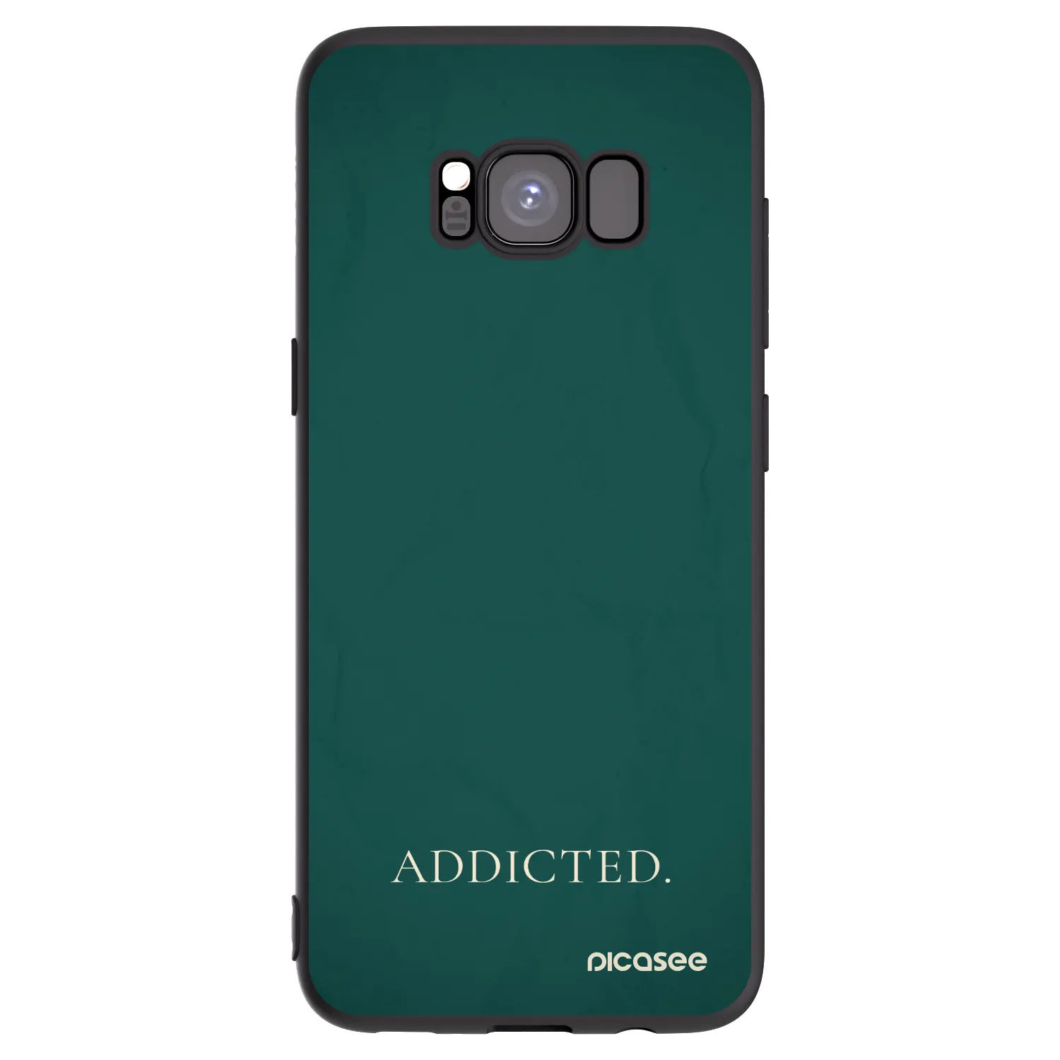 Picasee silikónový čierny obal pre Samsung Galaxy S8 G950F - Addicted