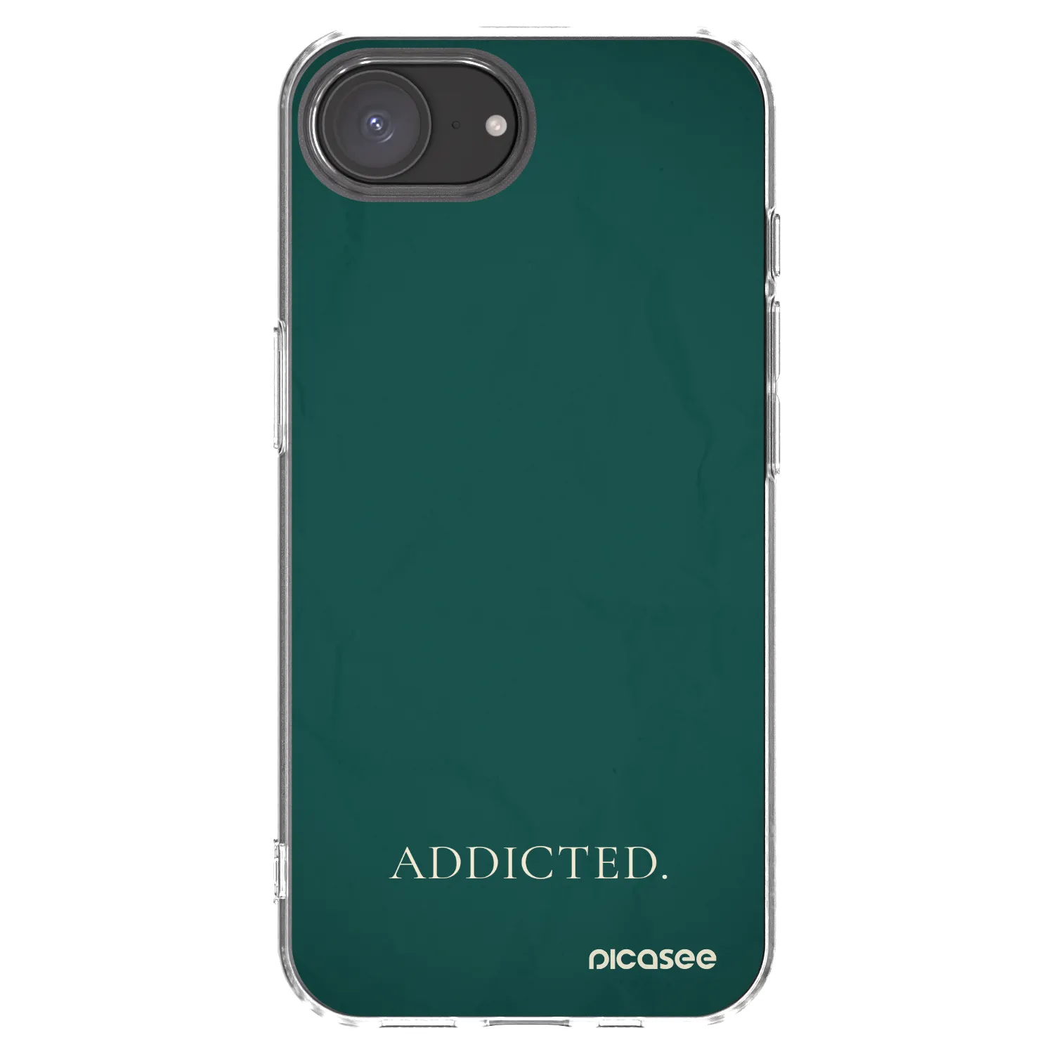 Picasee silikónový prehľadný obal pre Apple iPhone 16e - Addicted