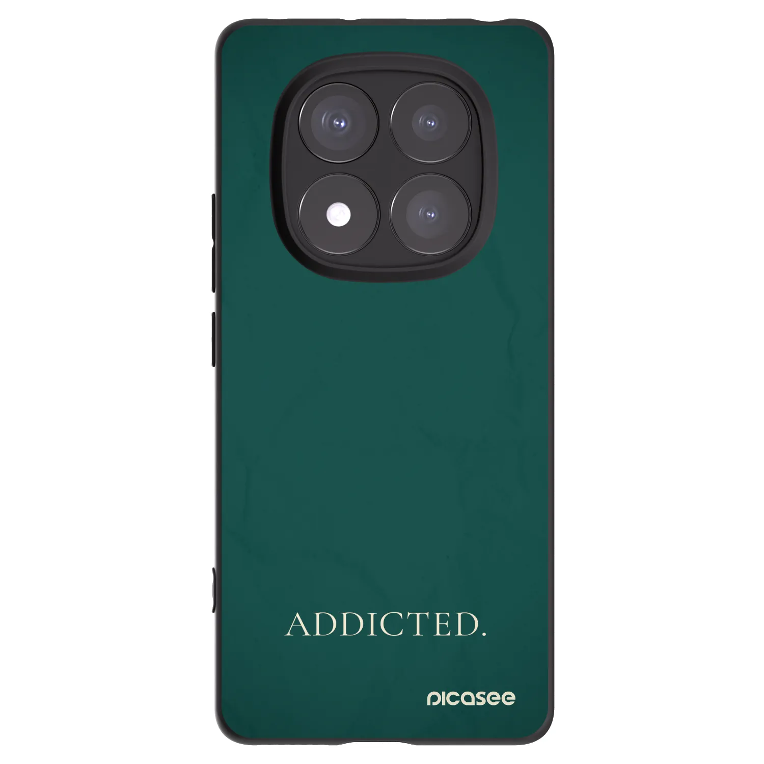 Silikónový čierny obal pre Xiaomi Redmi Note 14 Pro+ 5G - Addicted