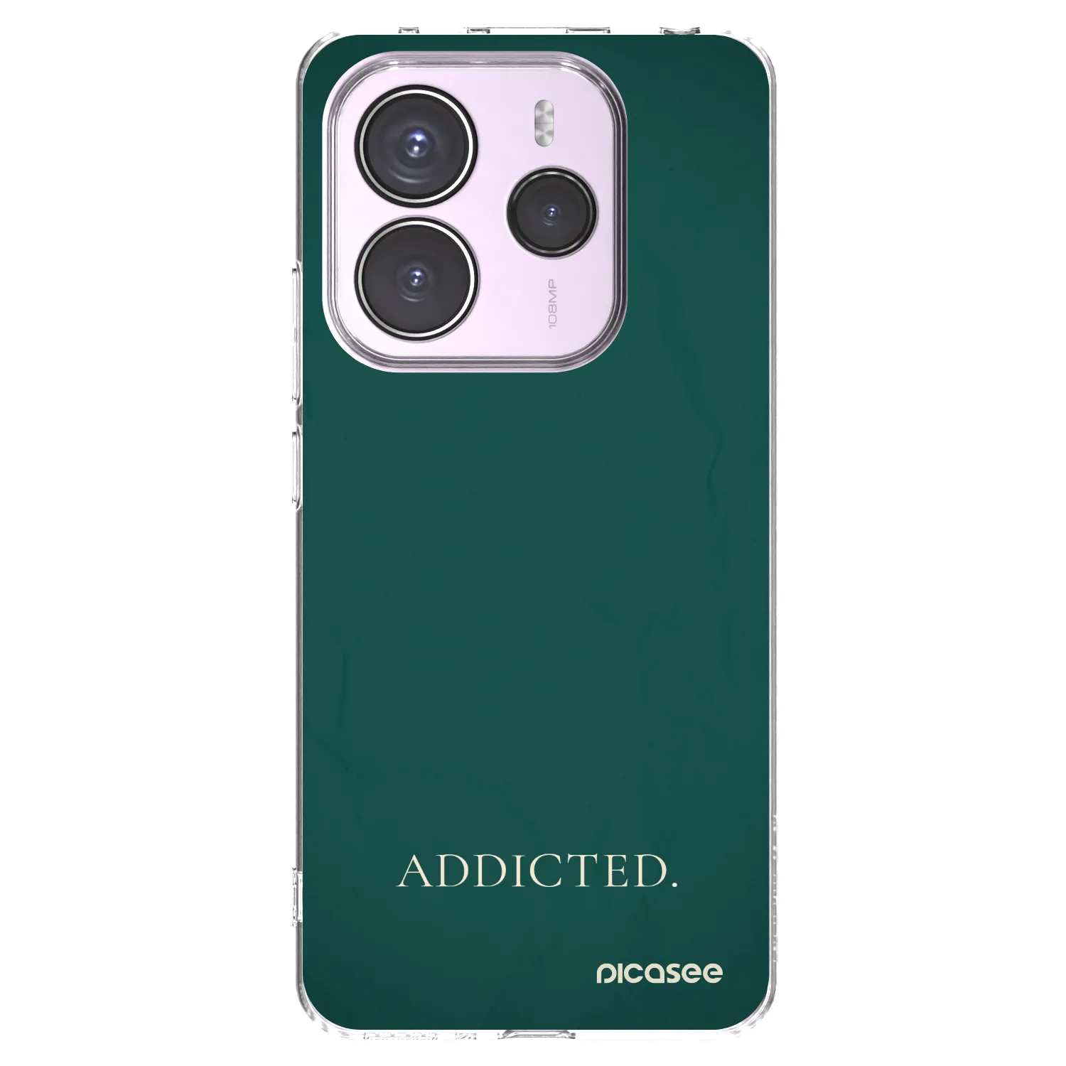 Silikónový prehľadný obal pre Xiaomi Redmi Note 14 5G - Addicted