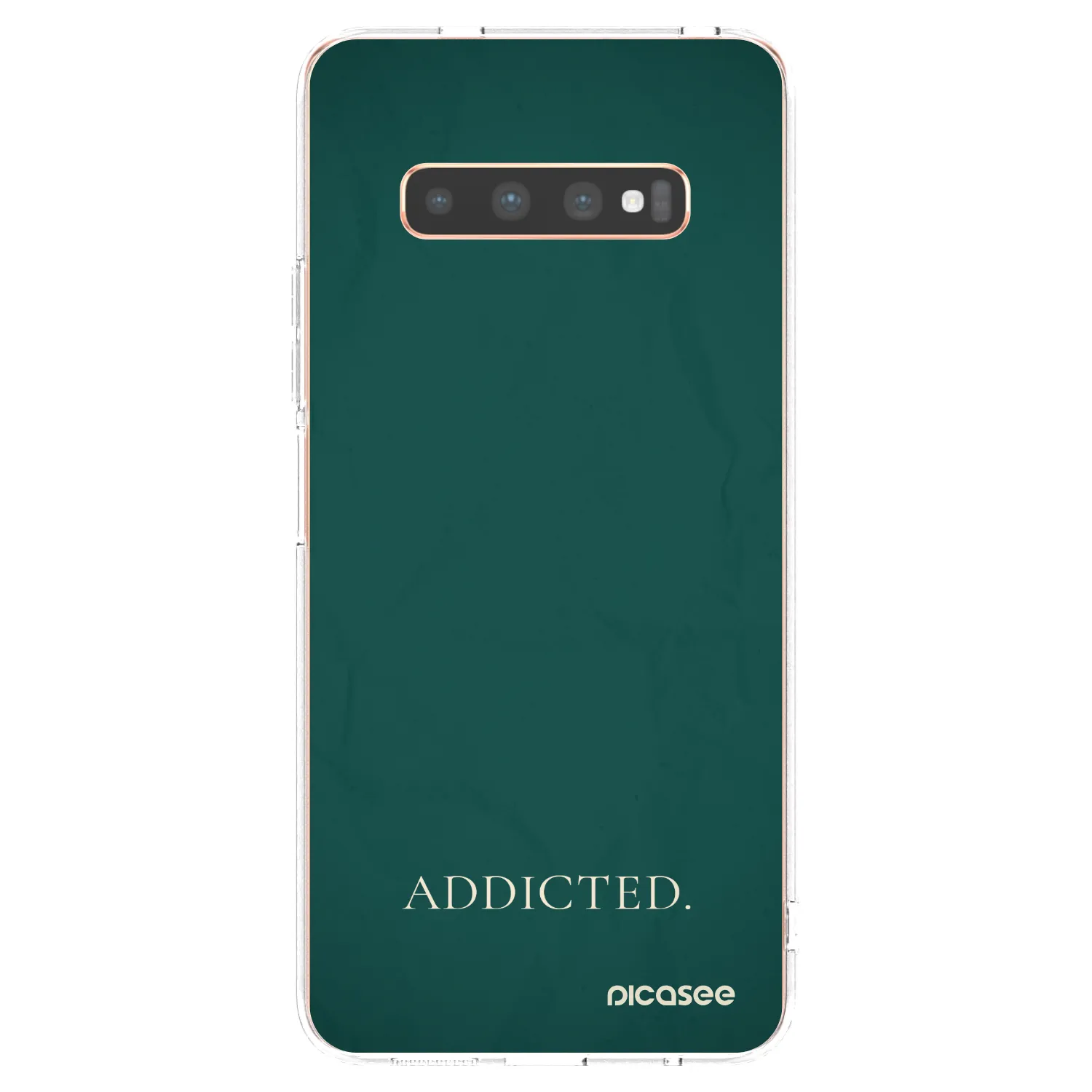 Picasee silikónový prehľadný obal pre Samsung Galaxy S10 Plus G975 - Addicted